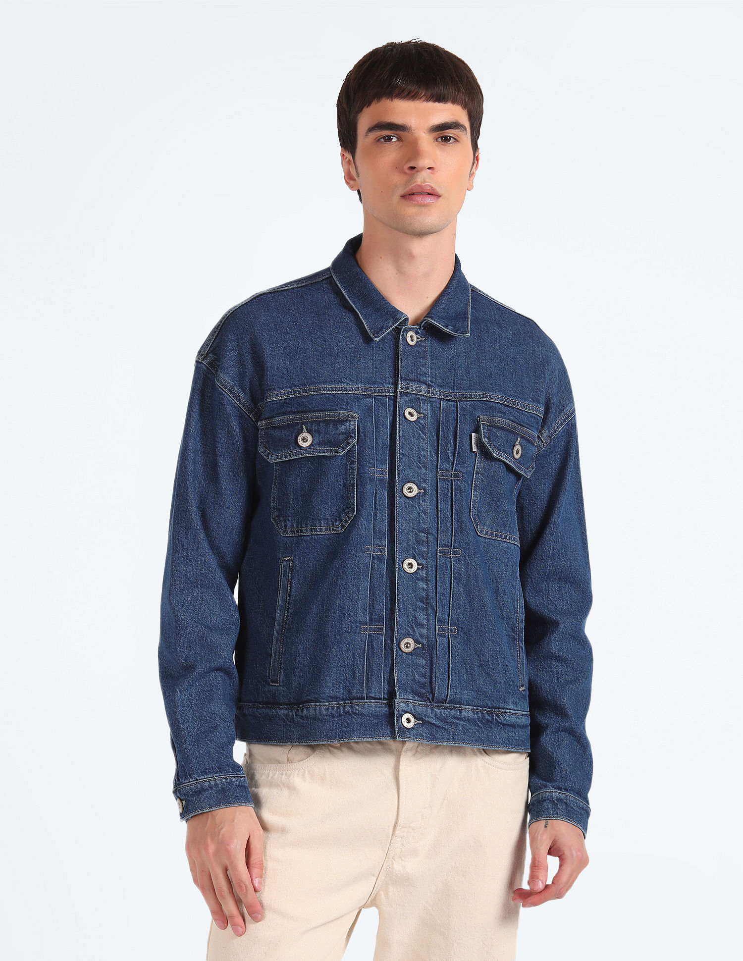 Flying Machine Oversized Denim Jacket
