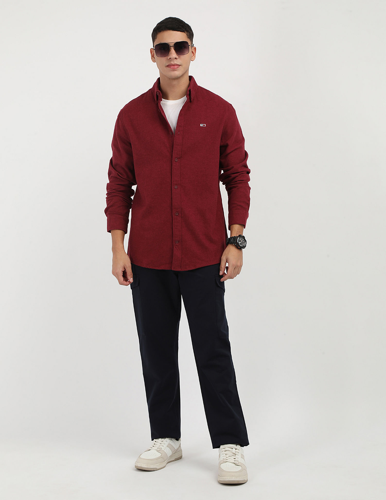 Tommy Hilfiger Regular Grindle Flannel Cotton Shirt