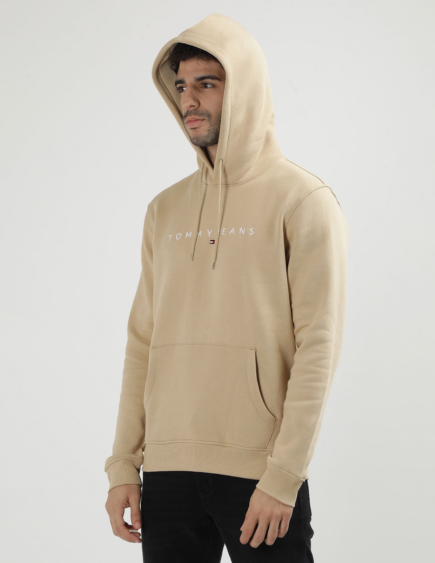 Tommy Hilfiger Linear Logo Hooded Sweatshirt