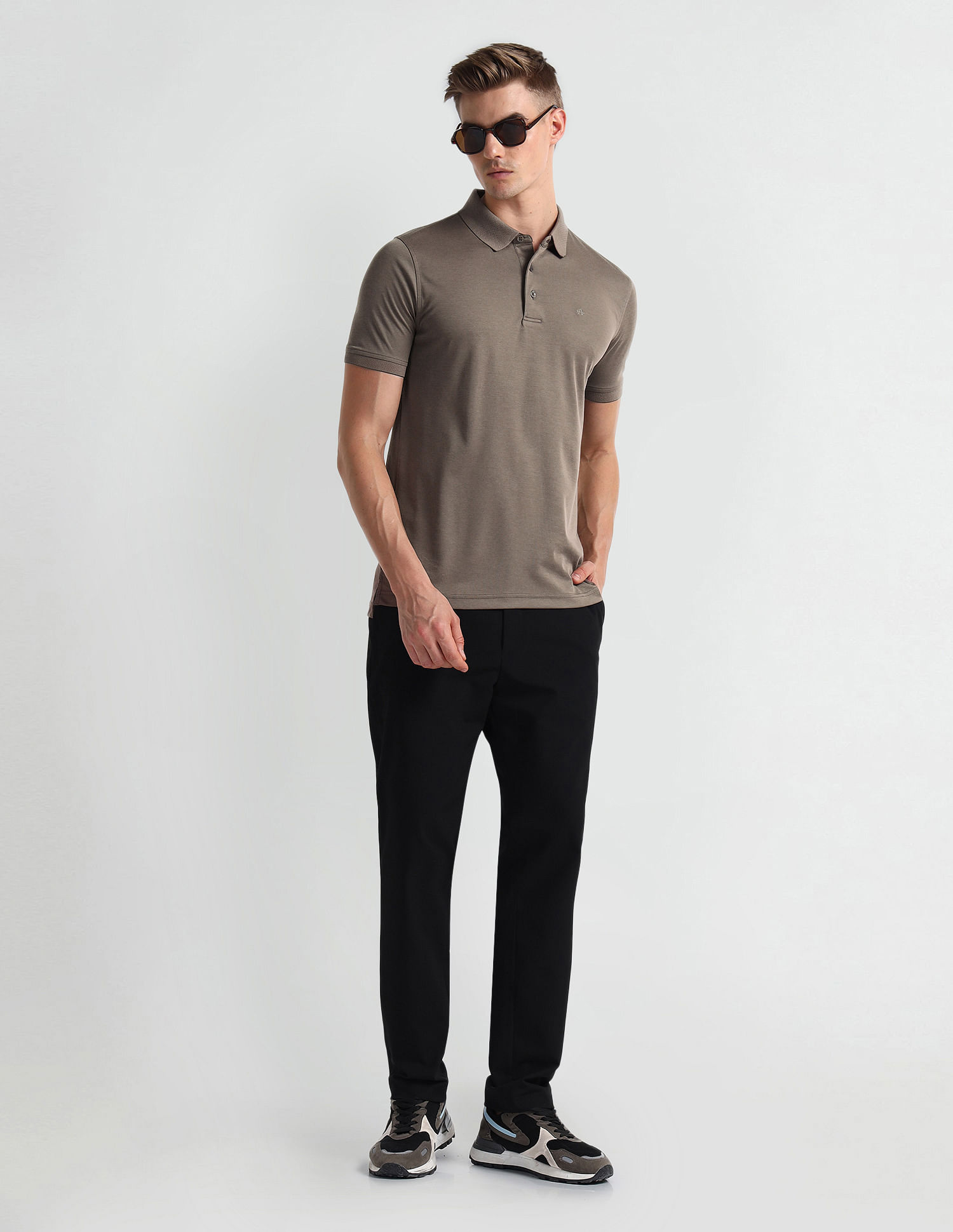 Arrow Solid Pique Polo Shirt