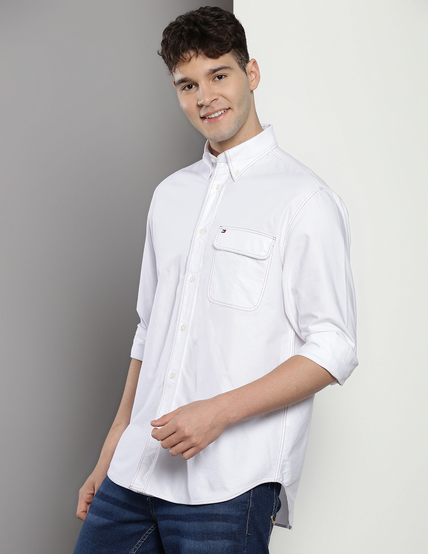 Tommy Hilfiger Sustainable Solid Oxford Shirt