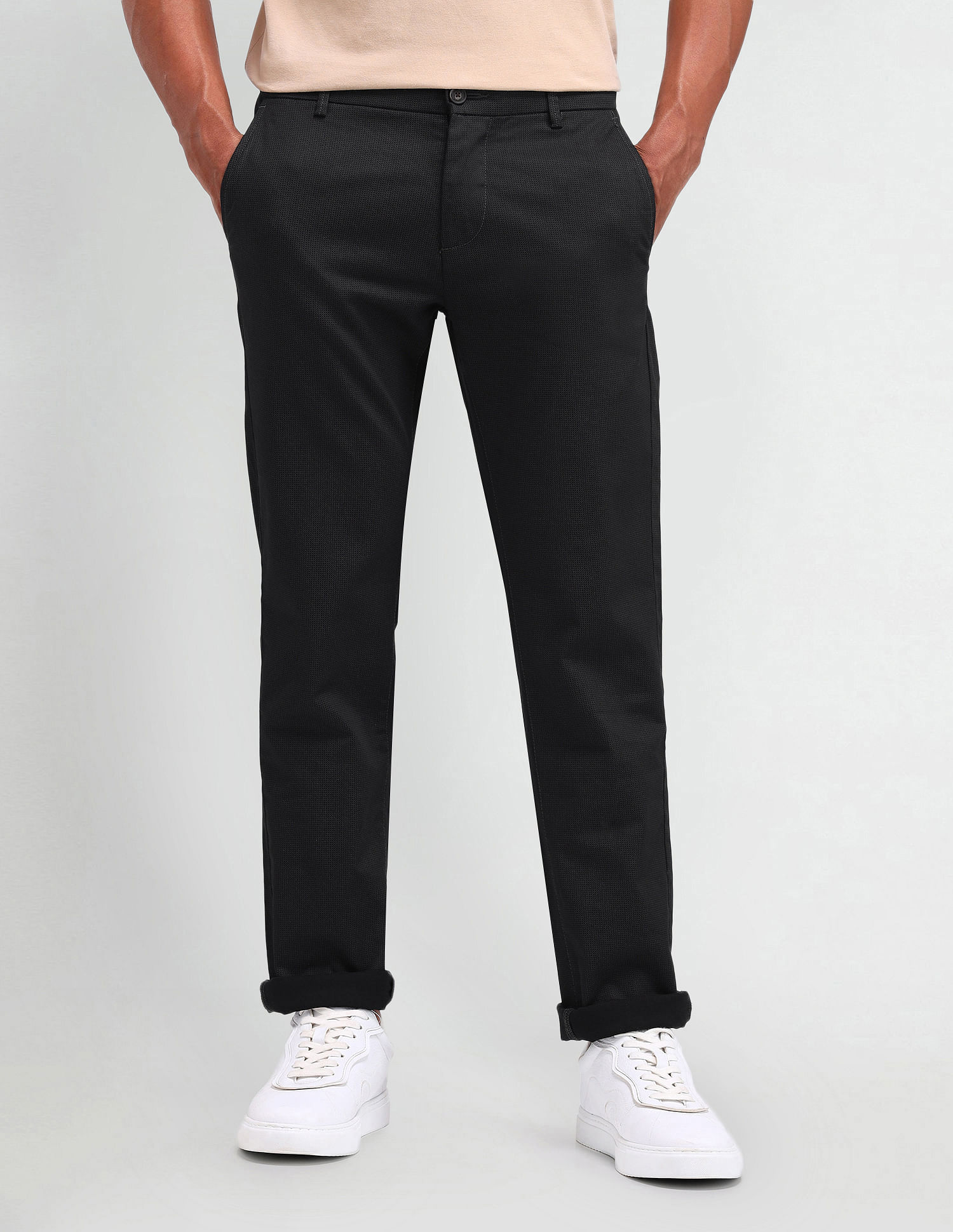 Arrow Sport Slim Satin Weave Trousers