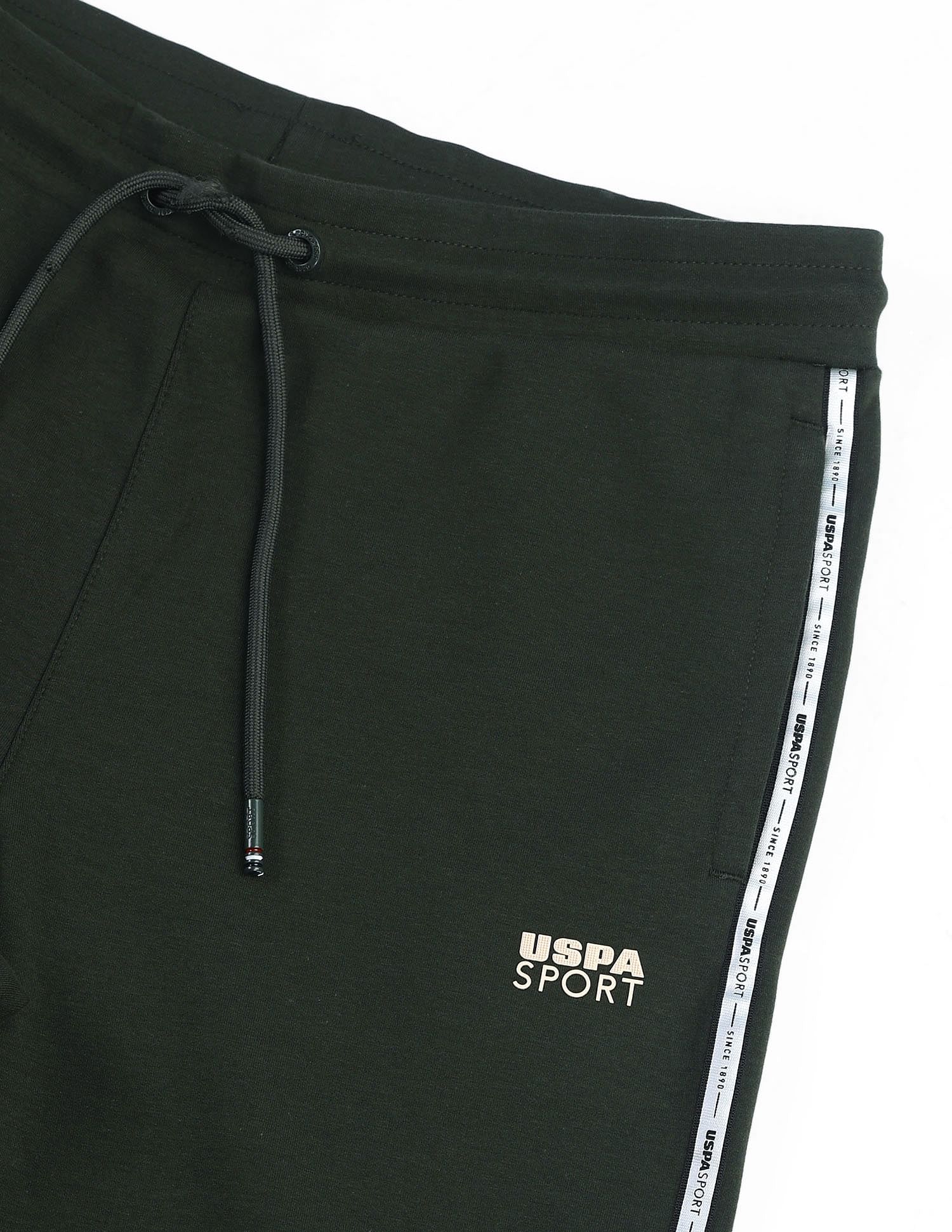 USPA Active Slim Fit Solid Active Track Pants