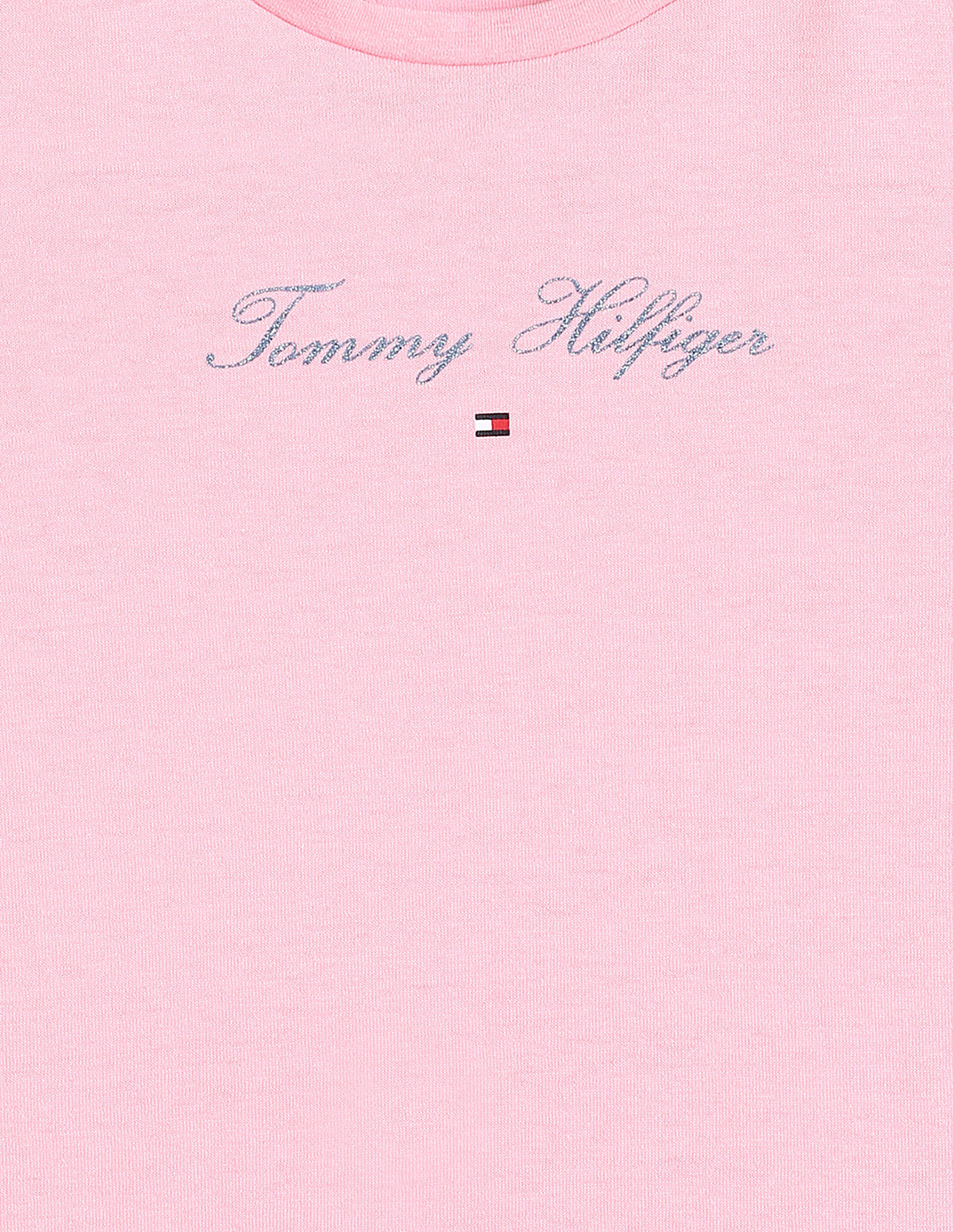 Tommy Hilfiger Kids Girls Logo Slim-Fit Cotton T-Shirt