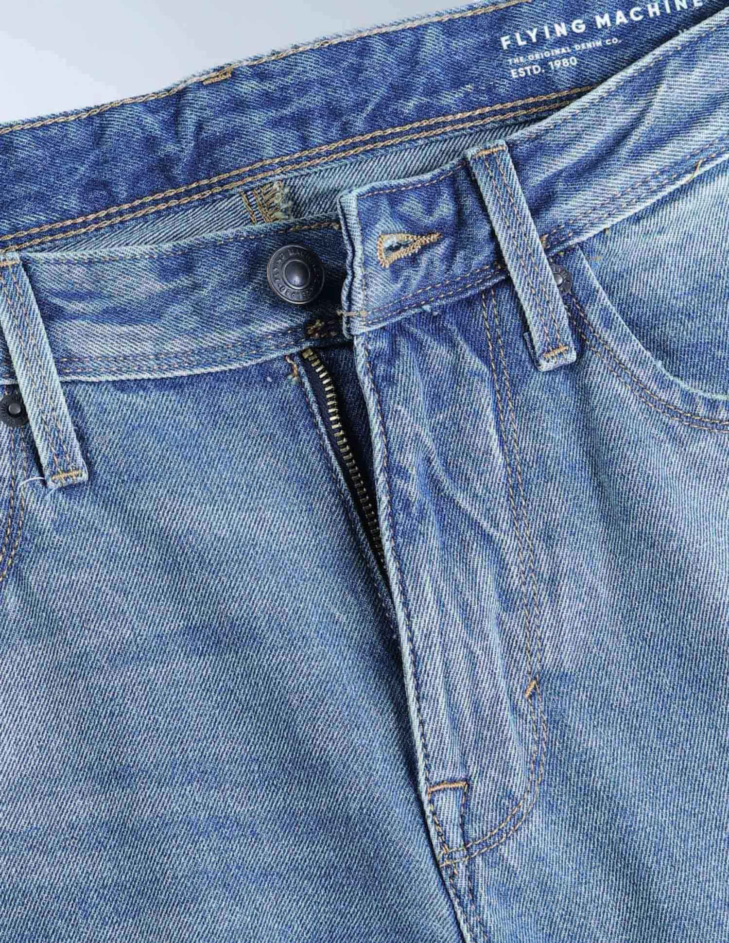 Flying Machine Freddie Slim Straight Fit Mrtf Jeans