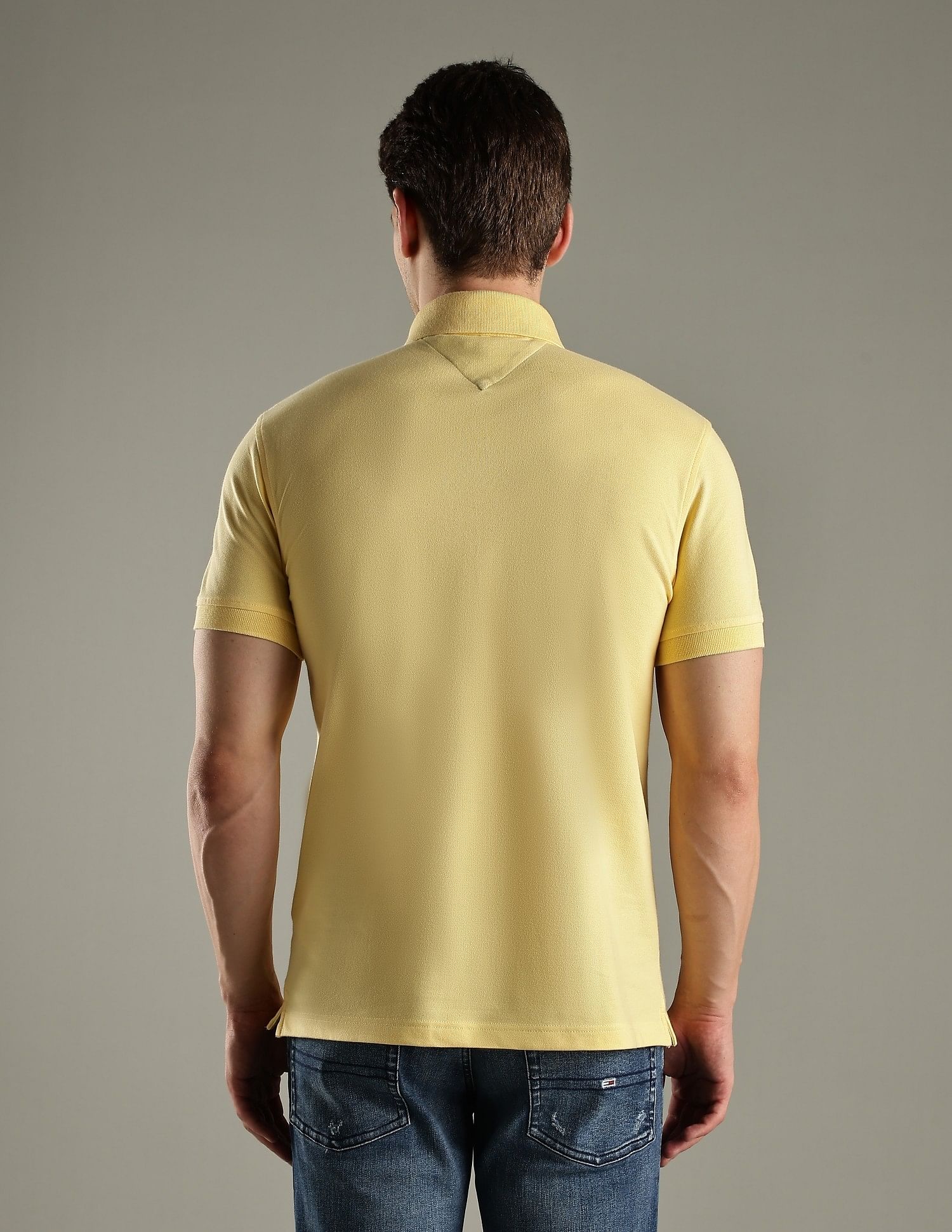 Tommy Hilfiger Striped Slim-Fit Cotton Polo T-Shirt