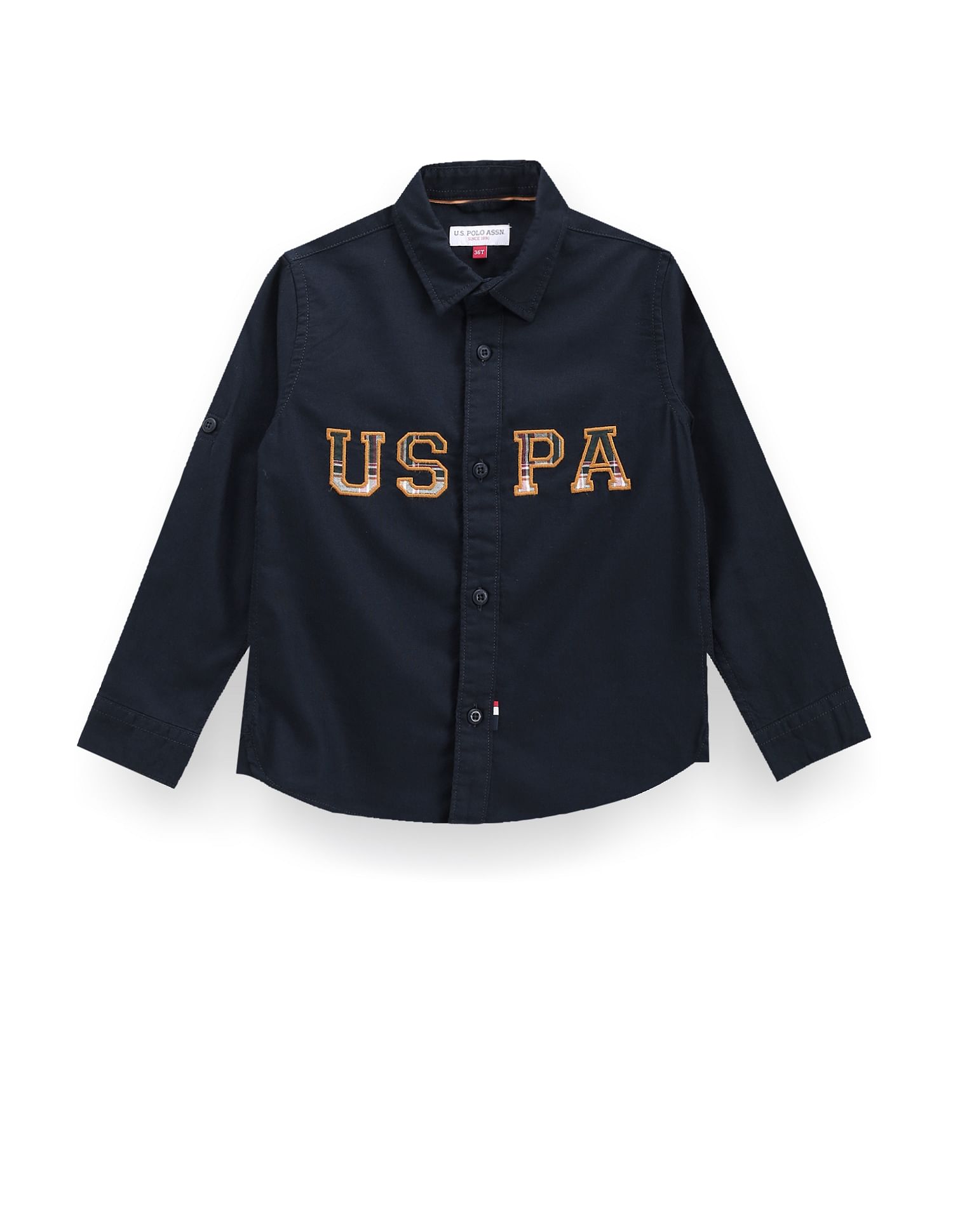 U.S. Polo Assn. Kids Boys Brand Appliqued Shirt