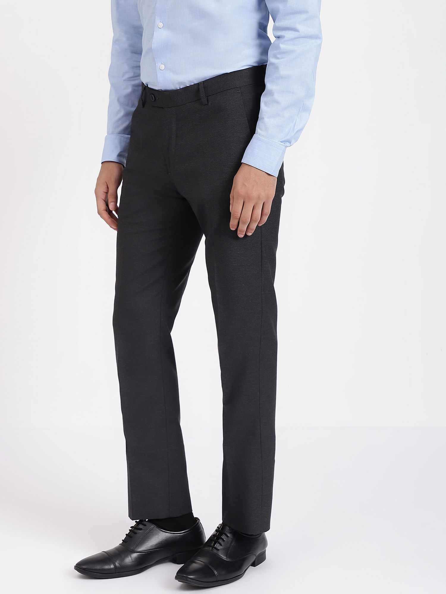 Arrow Dobby Stretch Textured Formal Trousers
