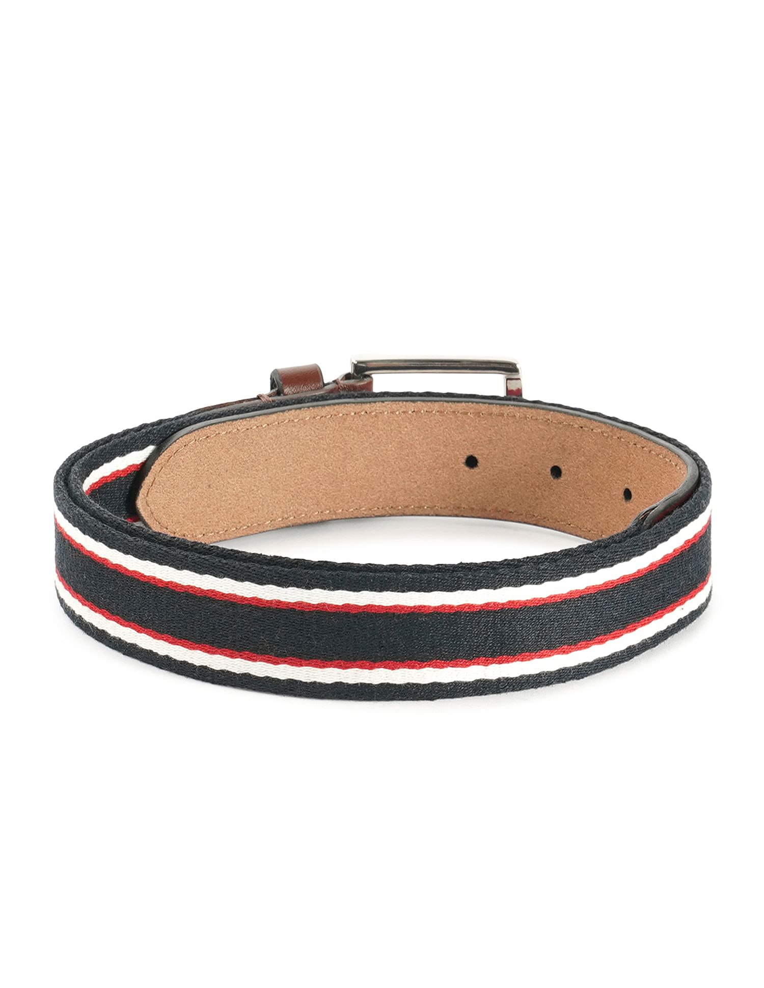 U.S. Polo Assn. Men Striped Knit Belt