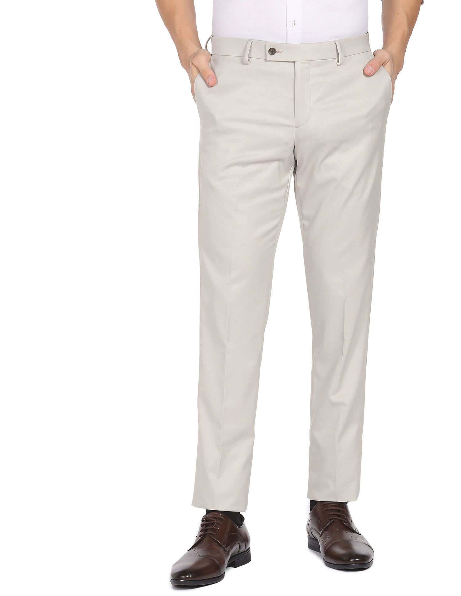 Mens Stone Cargo Trousers