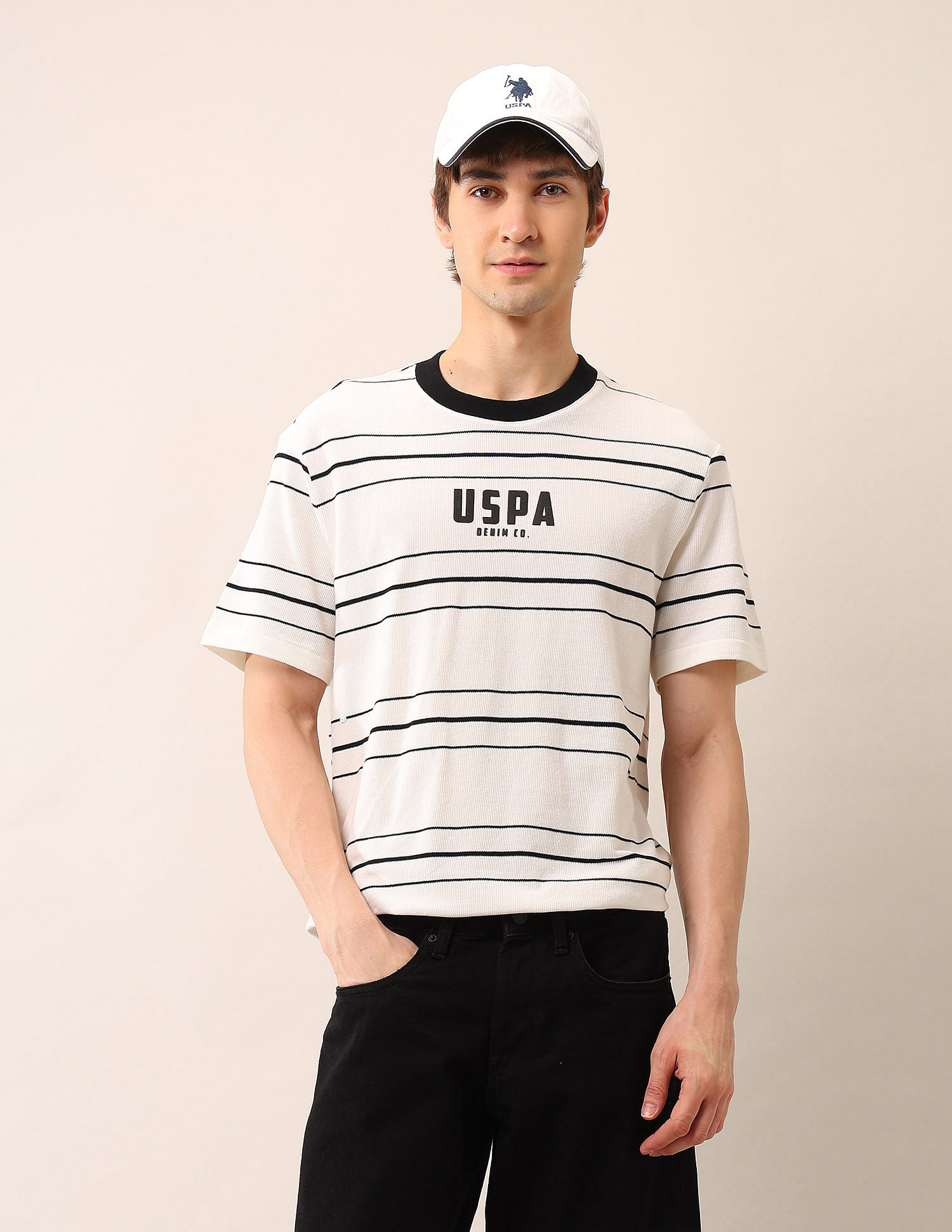 U.S. Polo Assn. Denim Co. Relaxed Fit Pure Cotton T-Shirt