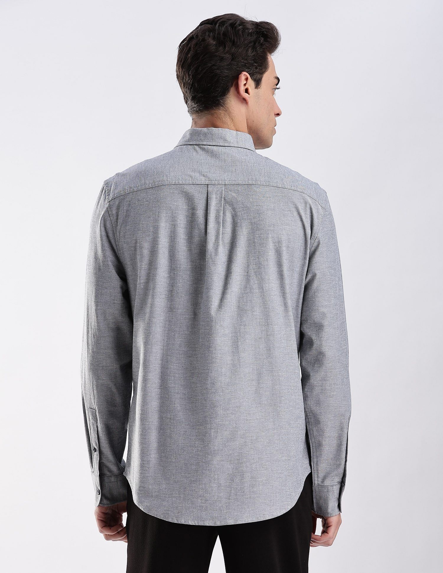 Calvin Klein Jeans Solid Regular Fit Oxford Woven Shirt