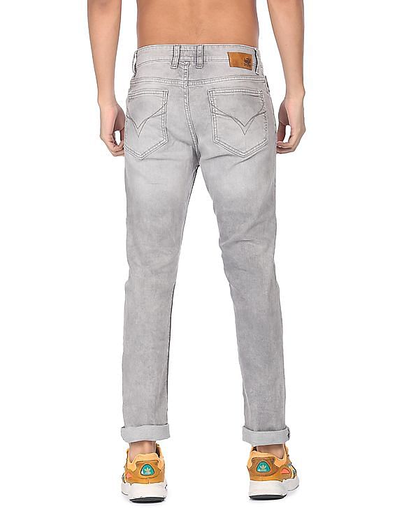 Flying Machine Mid Rise Michael Slim Tapered Fit Jeans