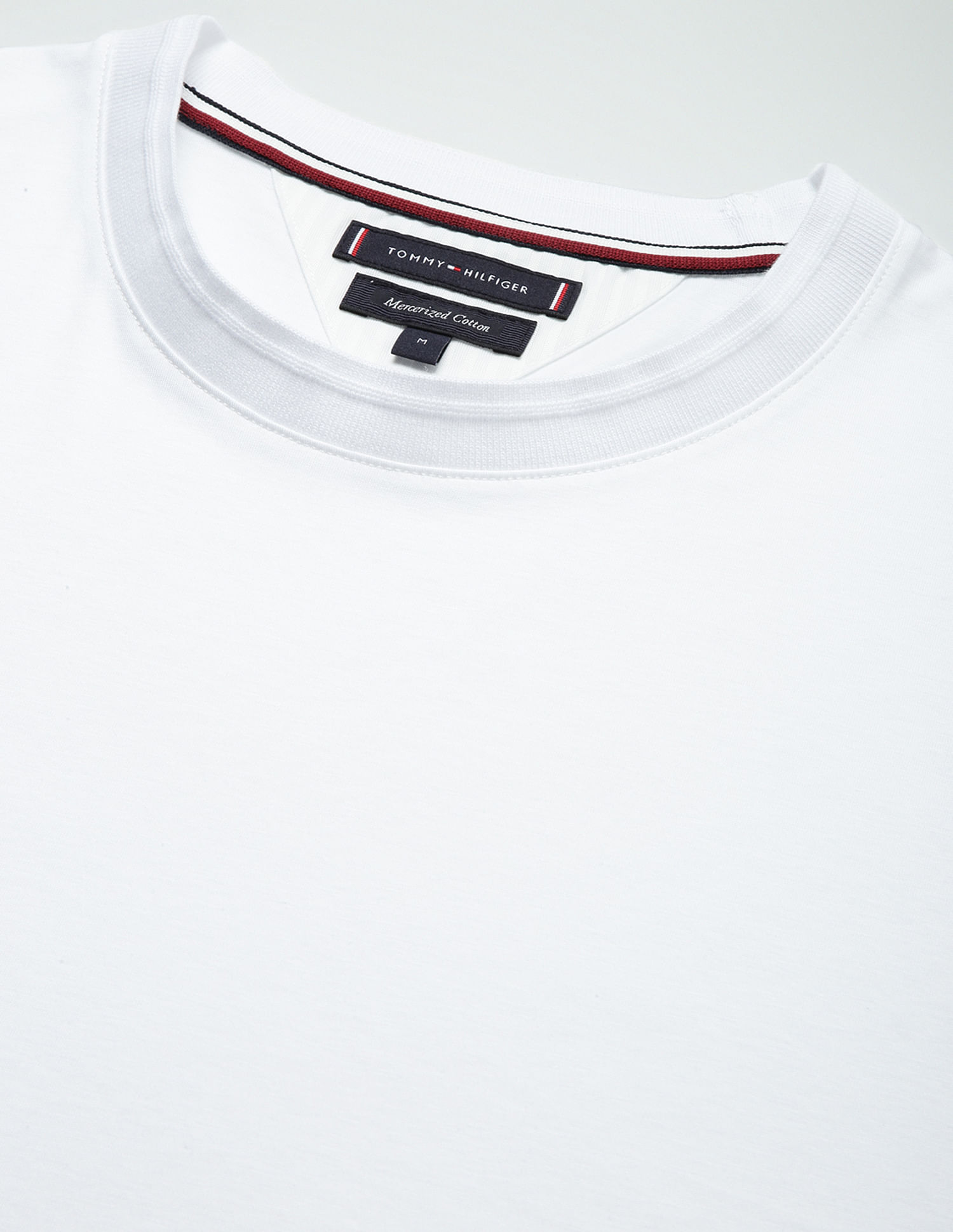 Tommy Hilfiger Mercerized Cotton Solid T-Shirt
