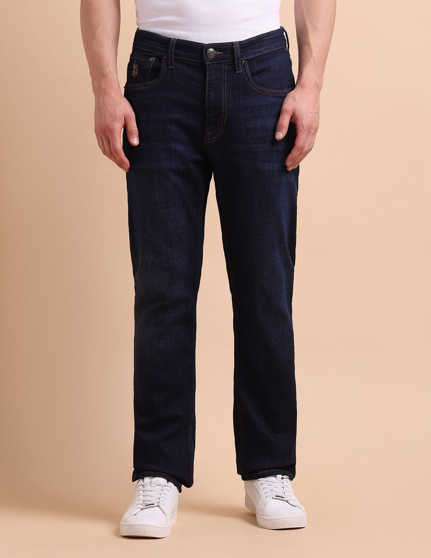 U.S. Polo Assn. Denim Co. Harold Slim Straight Fit Blue Jeans