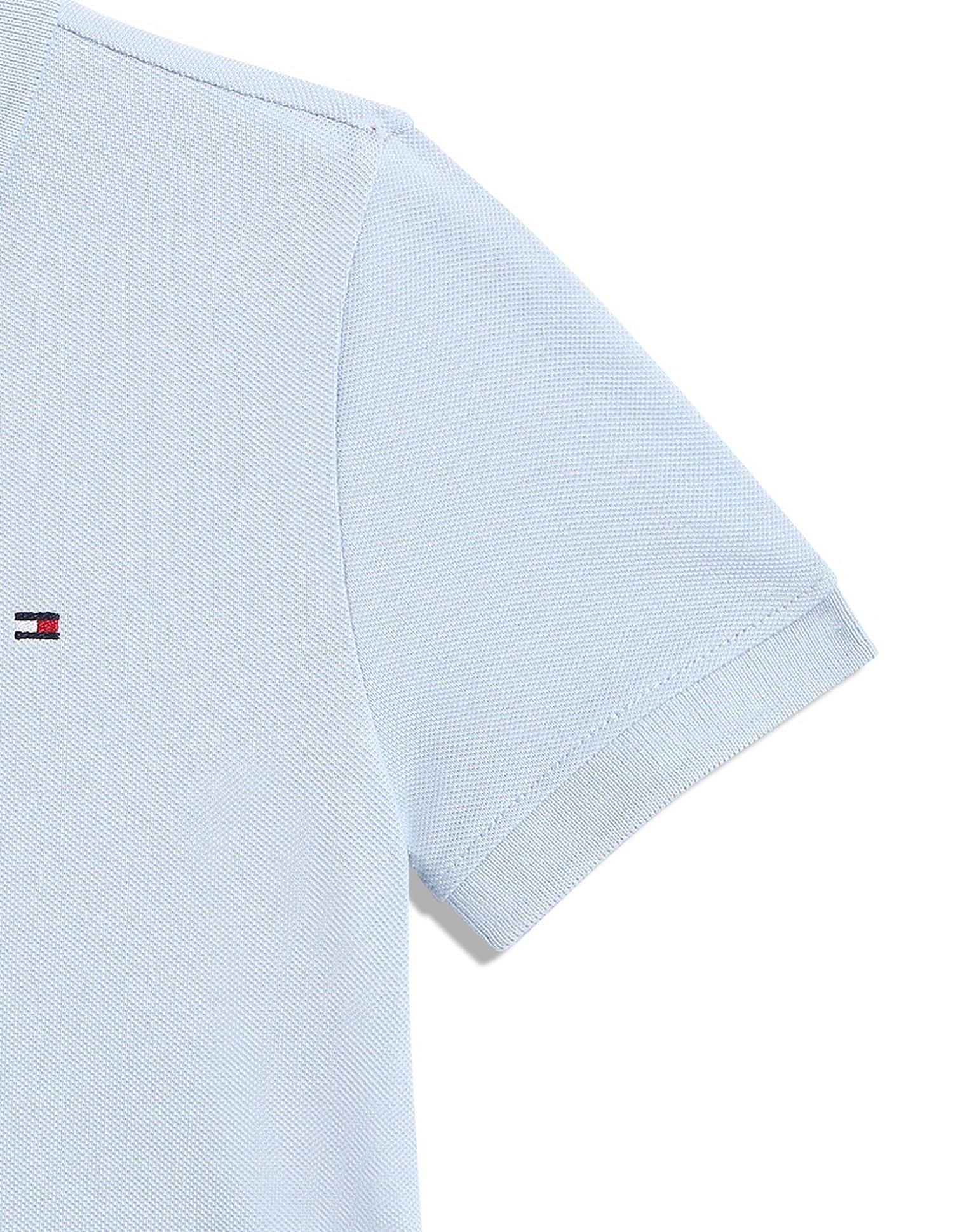 Tommy Hilfiger Kids Boys Solid Regular-Fit Cotton Polo T-Shirt