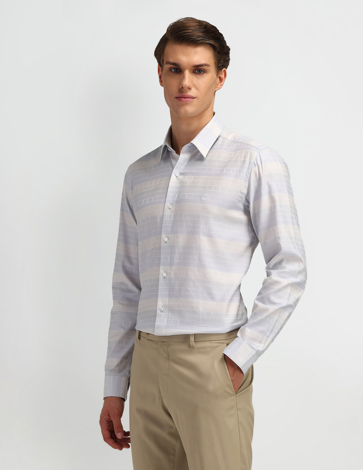 Arrow Newyork Pure Cotton Manhattan Slim Fit Shirt