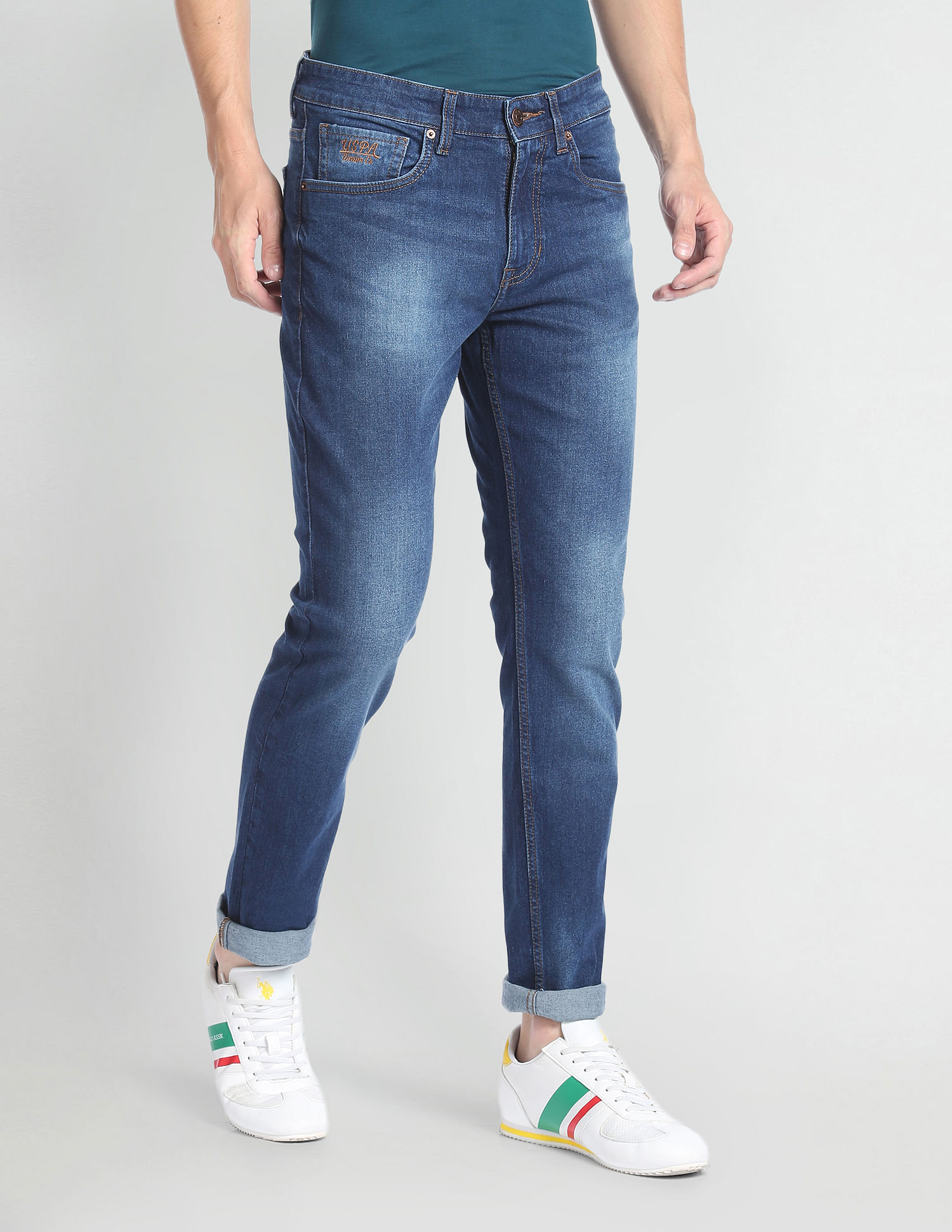 U.S. Polo Assn. Denim Co. Brandon Slim Tapered Fit Blue Jeans