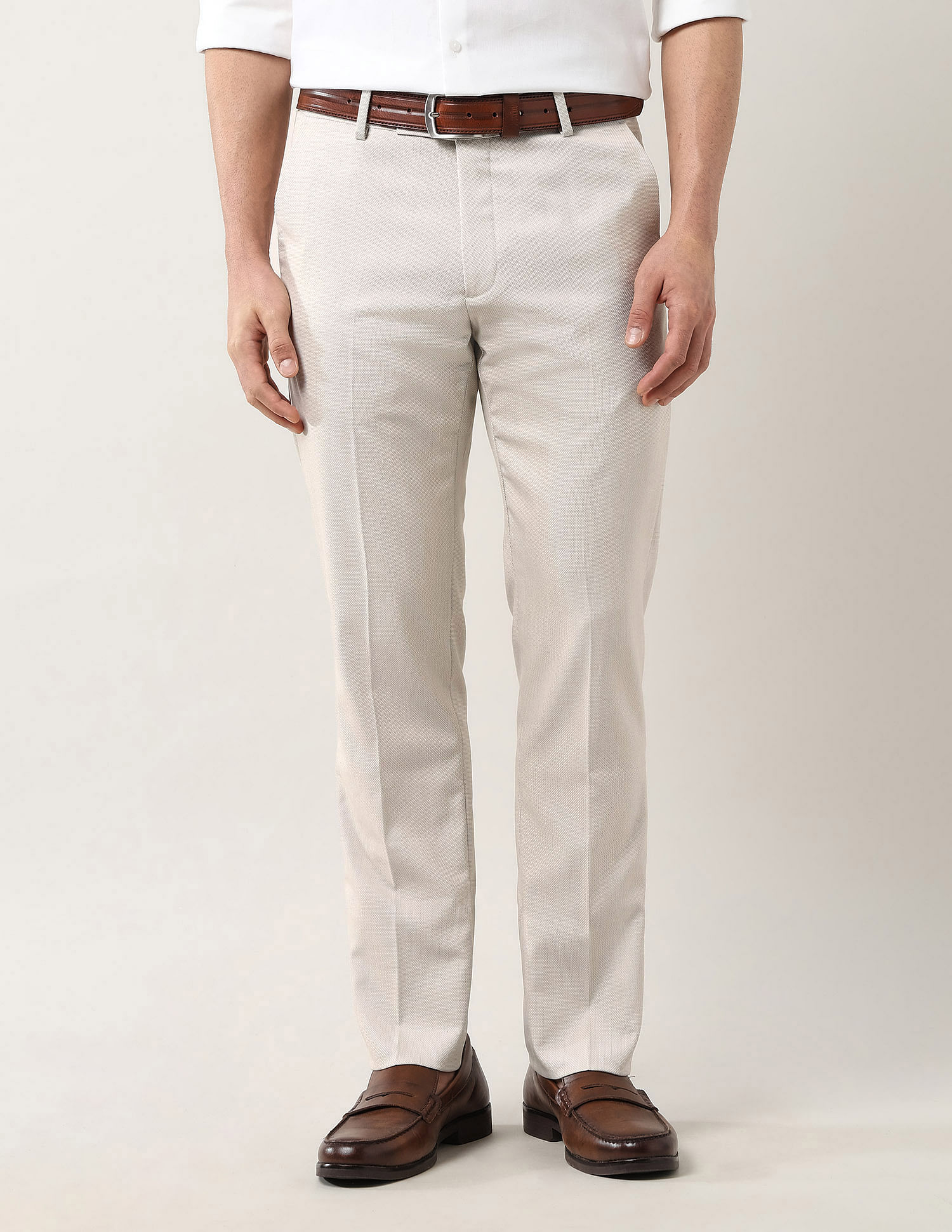 Arrow Textured Dobby Trousers