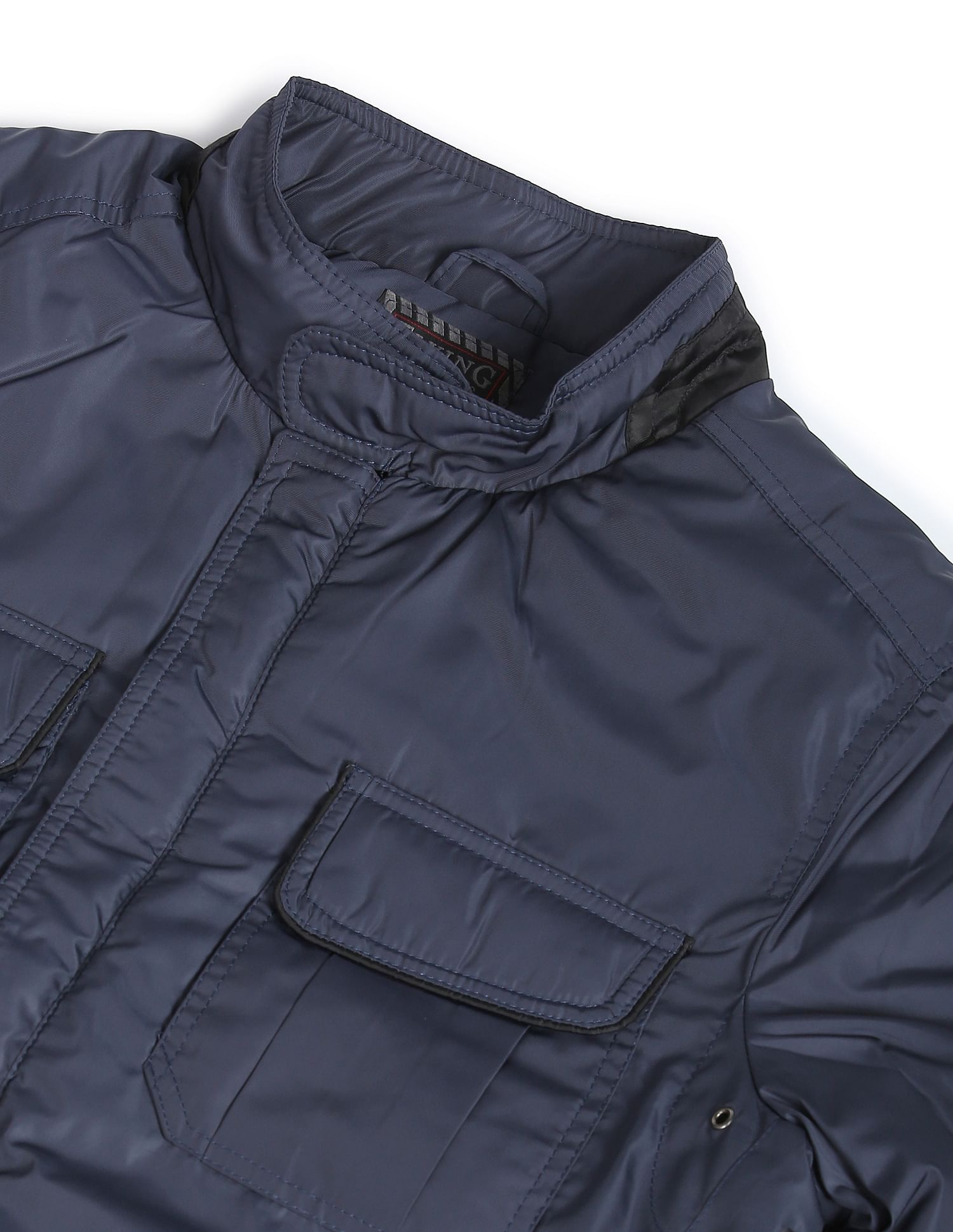 Flying Machine Solid Zip Up Padded Jacket