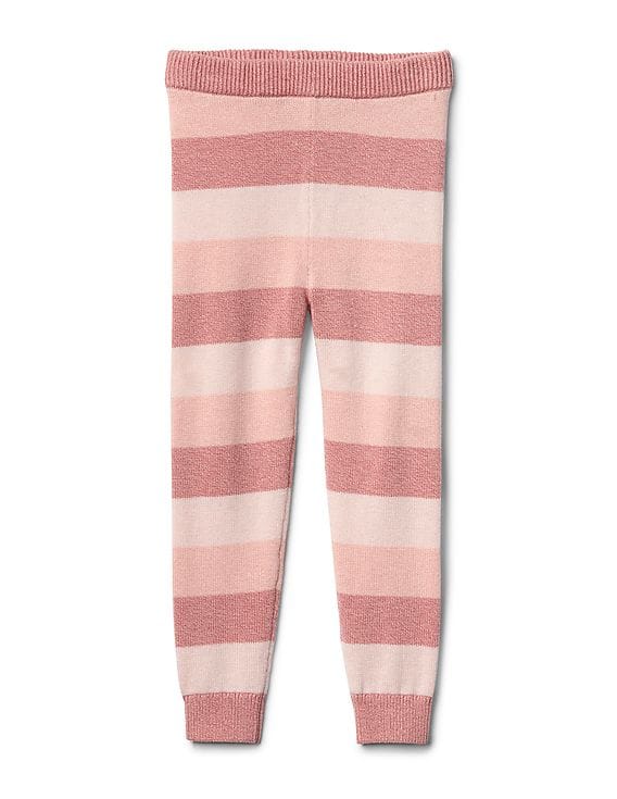 Buy GAP Girls Pink Crazy Stripe Sweater Leggings