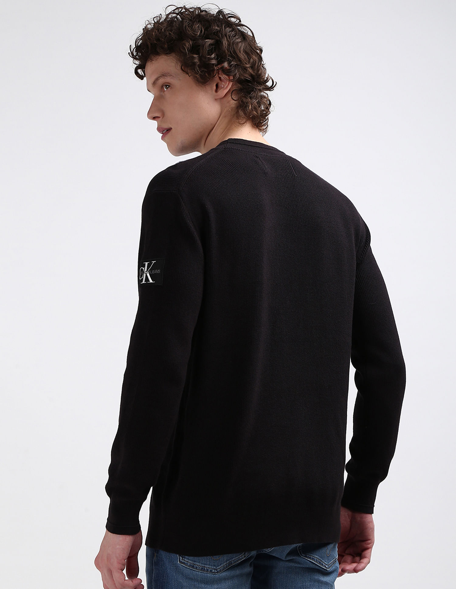 Calvin Klein Sustainable Raw Edge Sweater