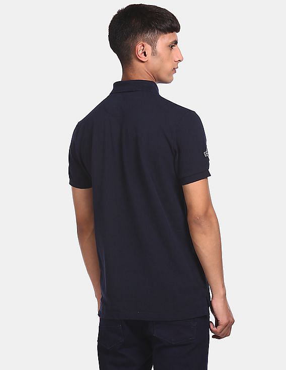 U.S. Polo Assn. Cotton Brand Print Polo Shirt
