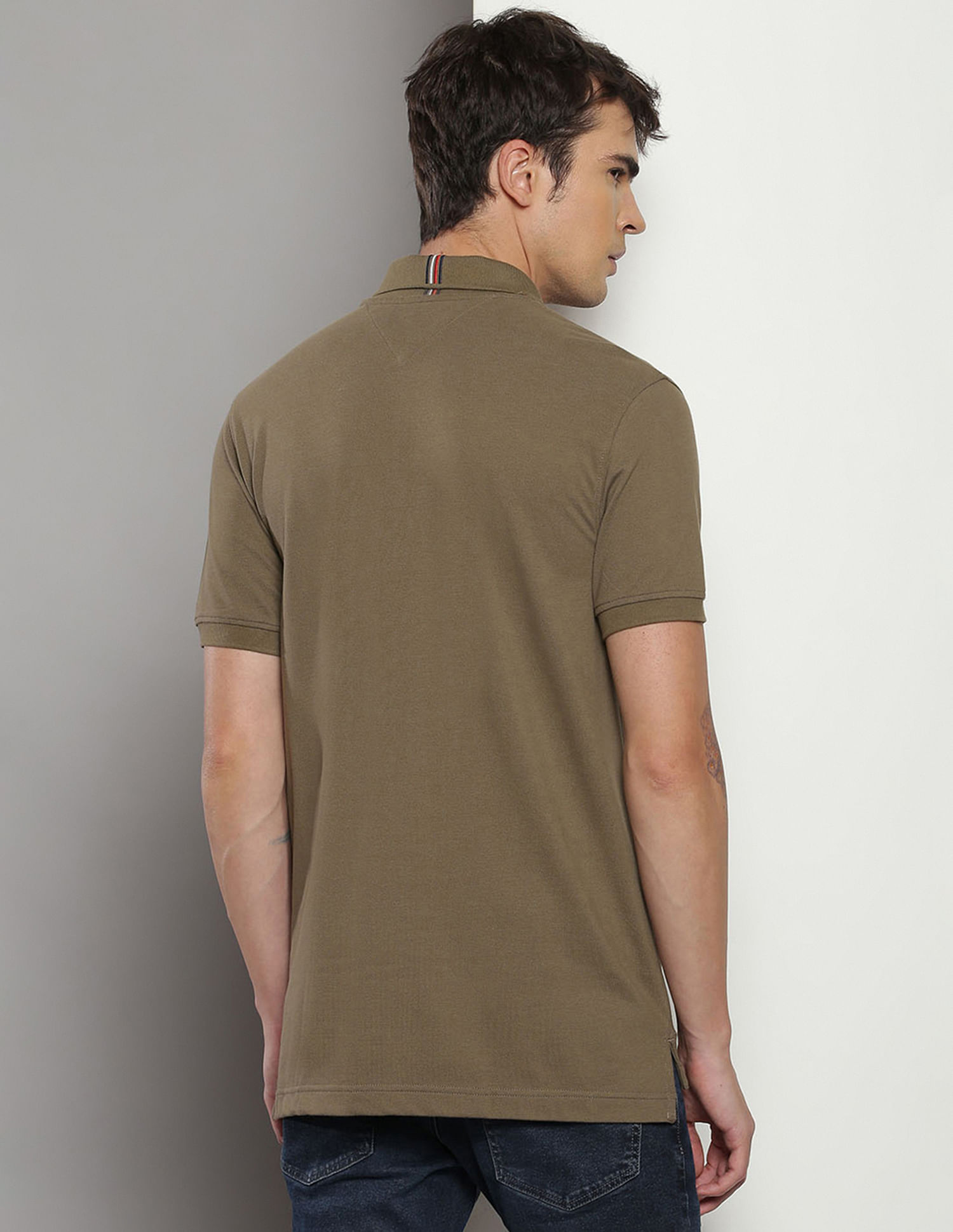 Tommy Hilfiger Brand Print Regular Polo Shirt