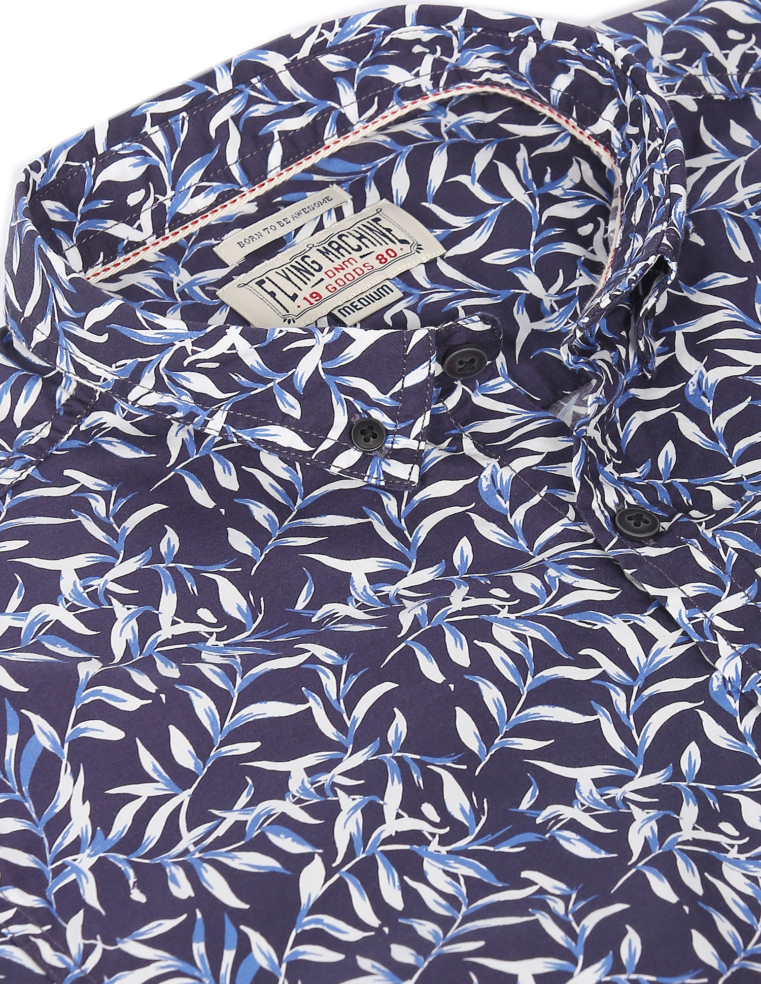 Flying Machine Printed Cotton Casual Shirt