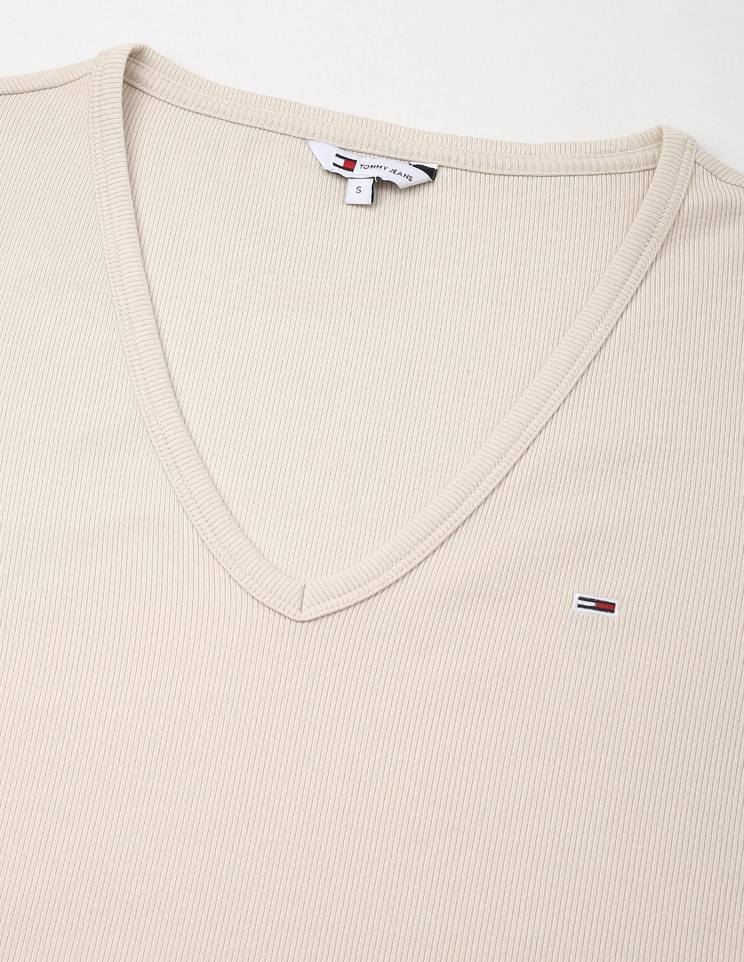 Tommy Hilfiger Solid Slim-Fit Cotton T-Shirt