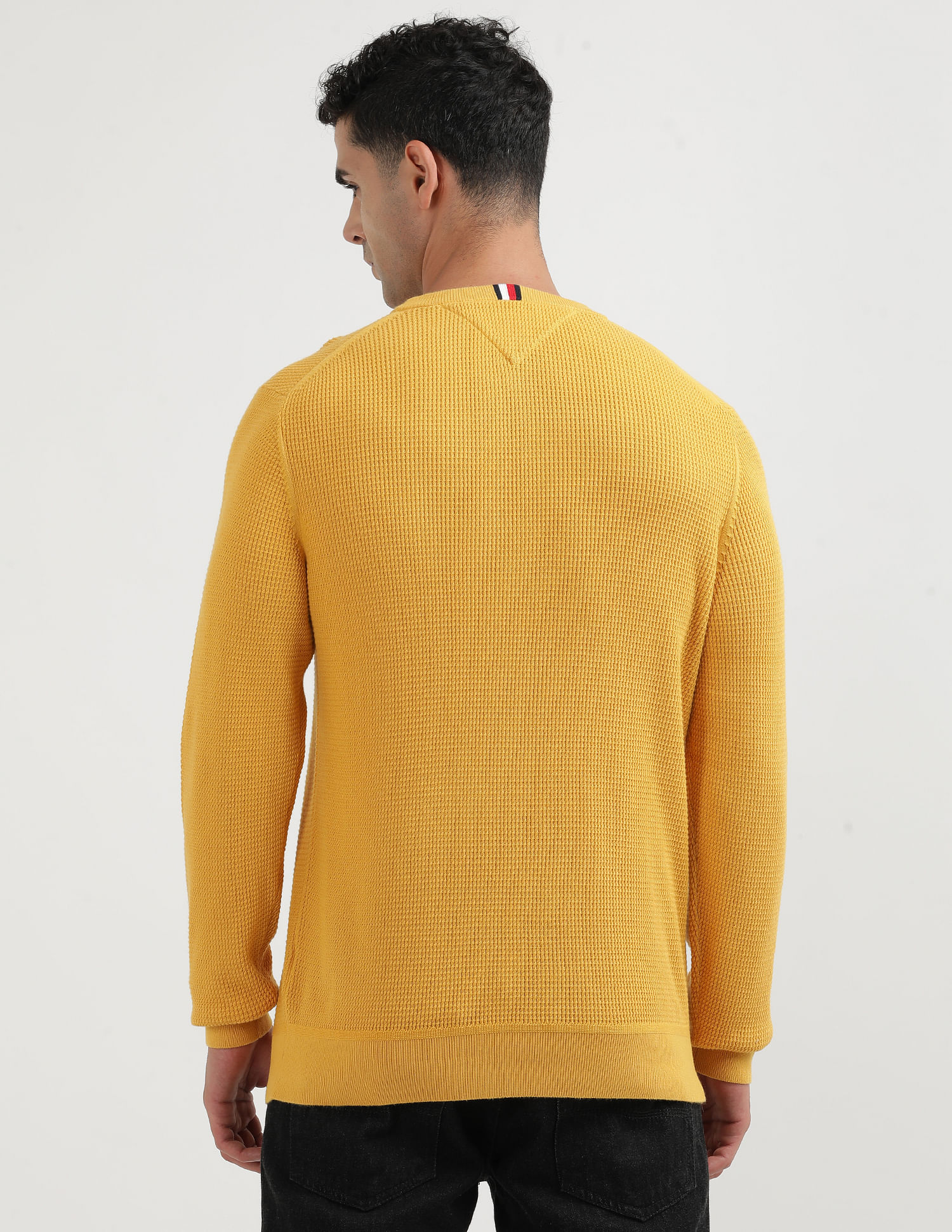 Tommy Hilfiger Refined Structure Organic Cotton Sweater