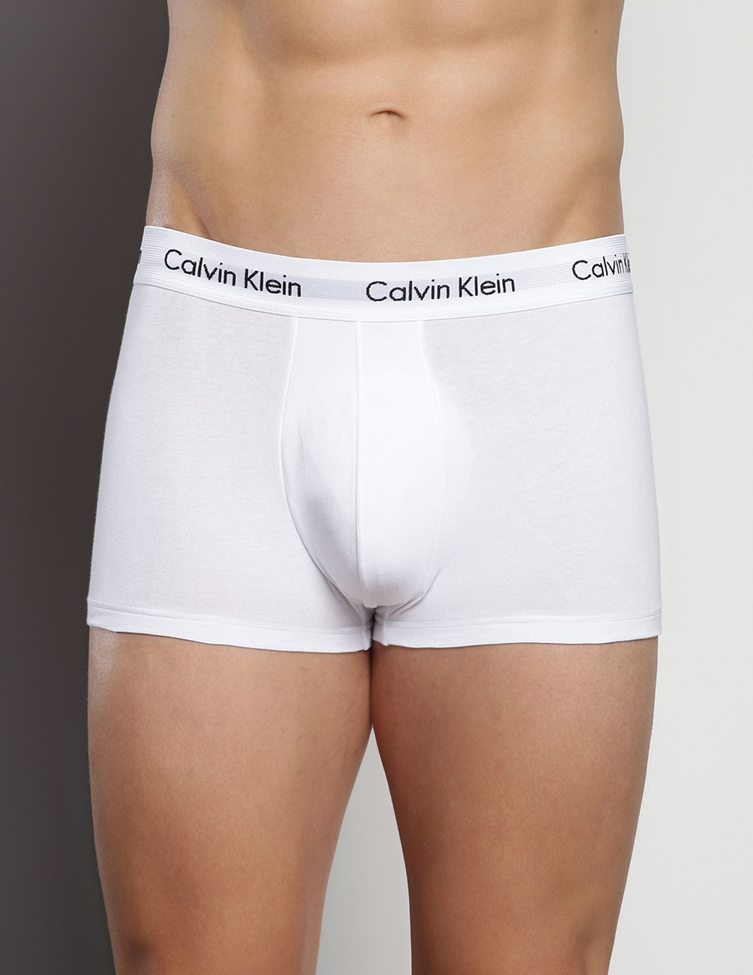 Calvin Klein Underwear Low Rise Solid Trunks - Pack Of 3