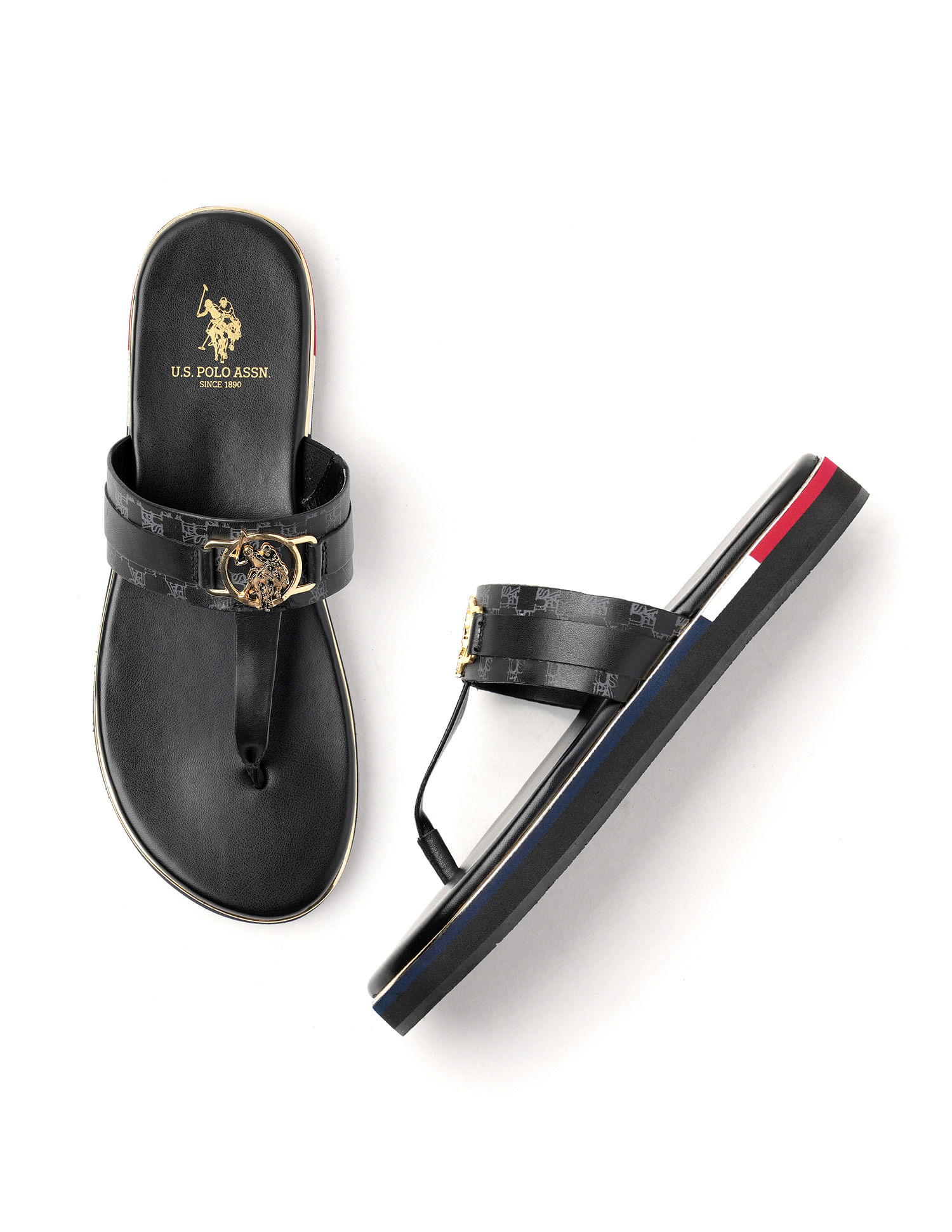 U.S. Polo Assn. Women Abigail Flat Sandals