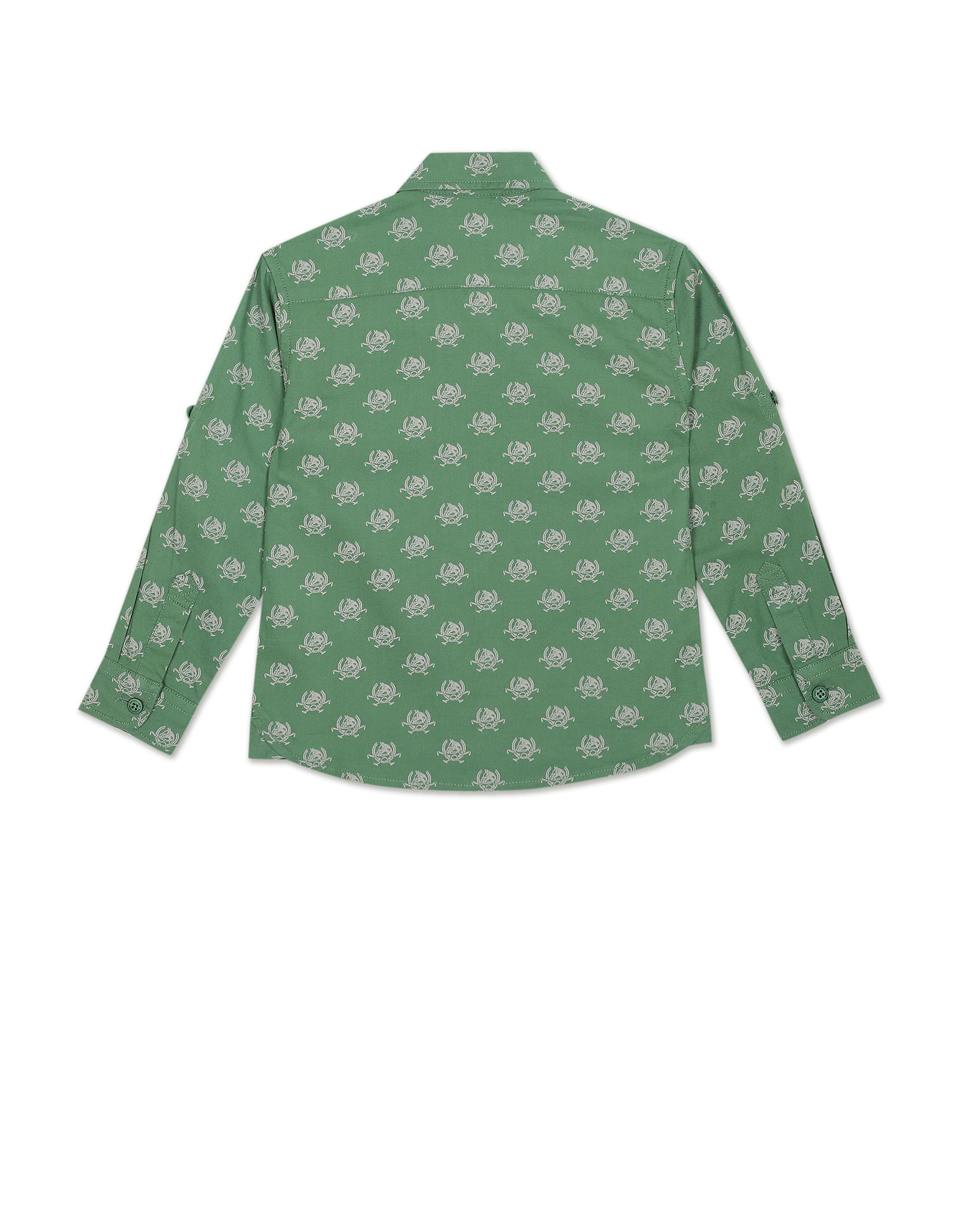 U.S. Polo Assn. Kids Boys Pure Cotton Printed Shirt