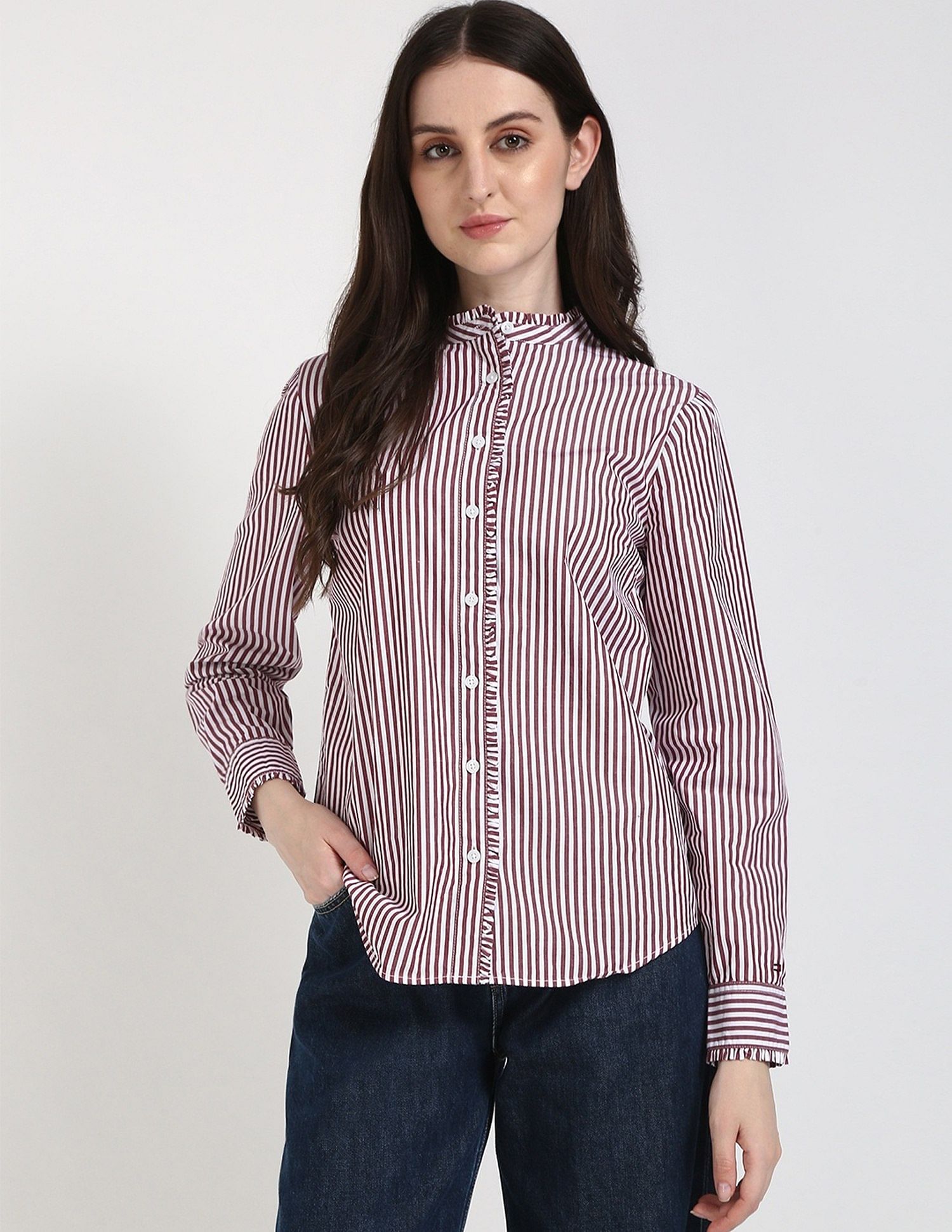 Tommy Hilfiger Striped Regular-Fit Cotton Shirt