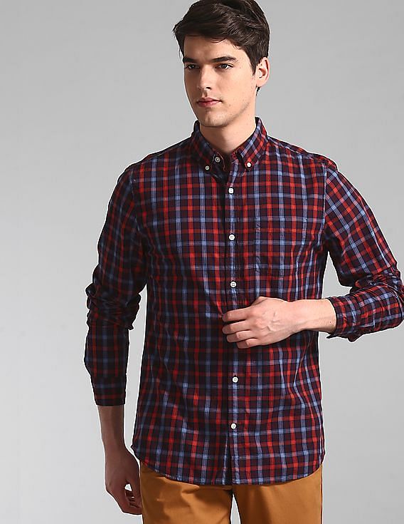 Gap deals checked shirt