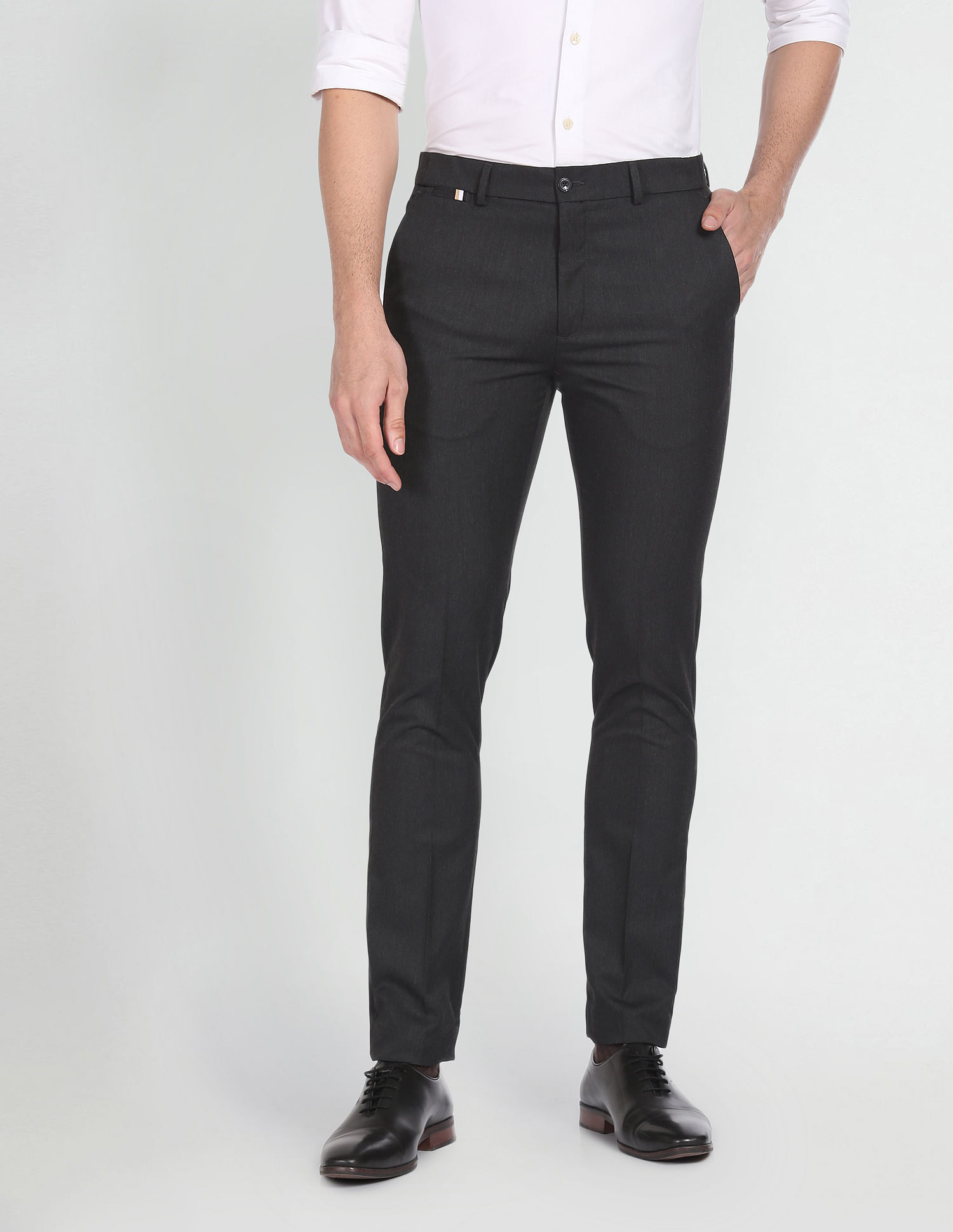 Arrow Newyork Jackson Super Slim Heathered Trousers