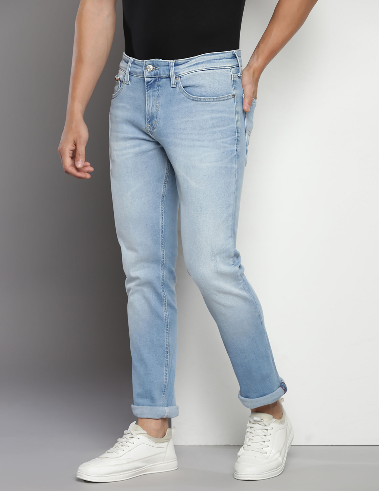 Tommy Hilfiger Scanton Slim Fit Stone Wash Jeans