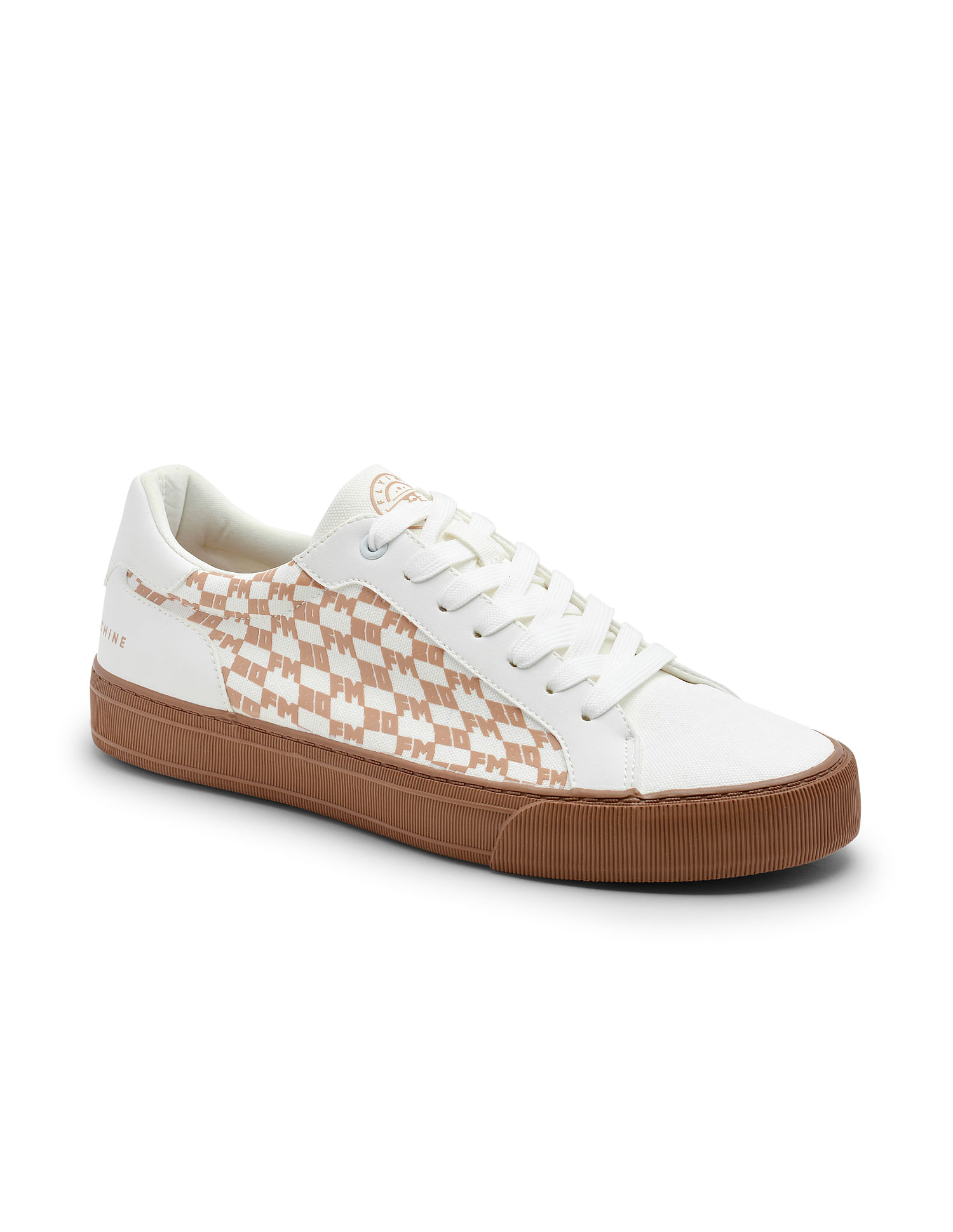 Flying Machine Men Round Toe Lace Up Macy Sneakers
