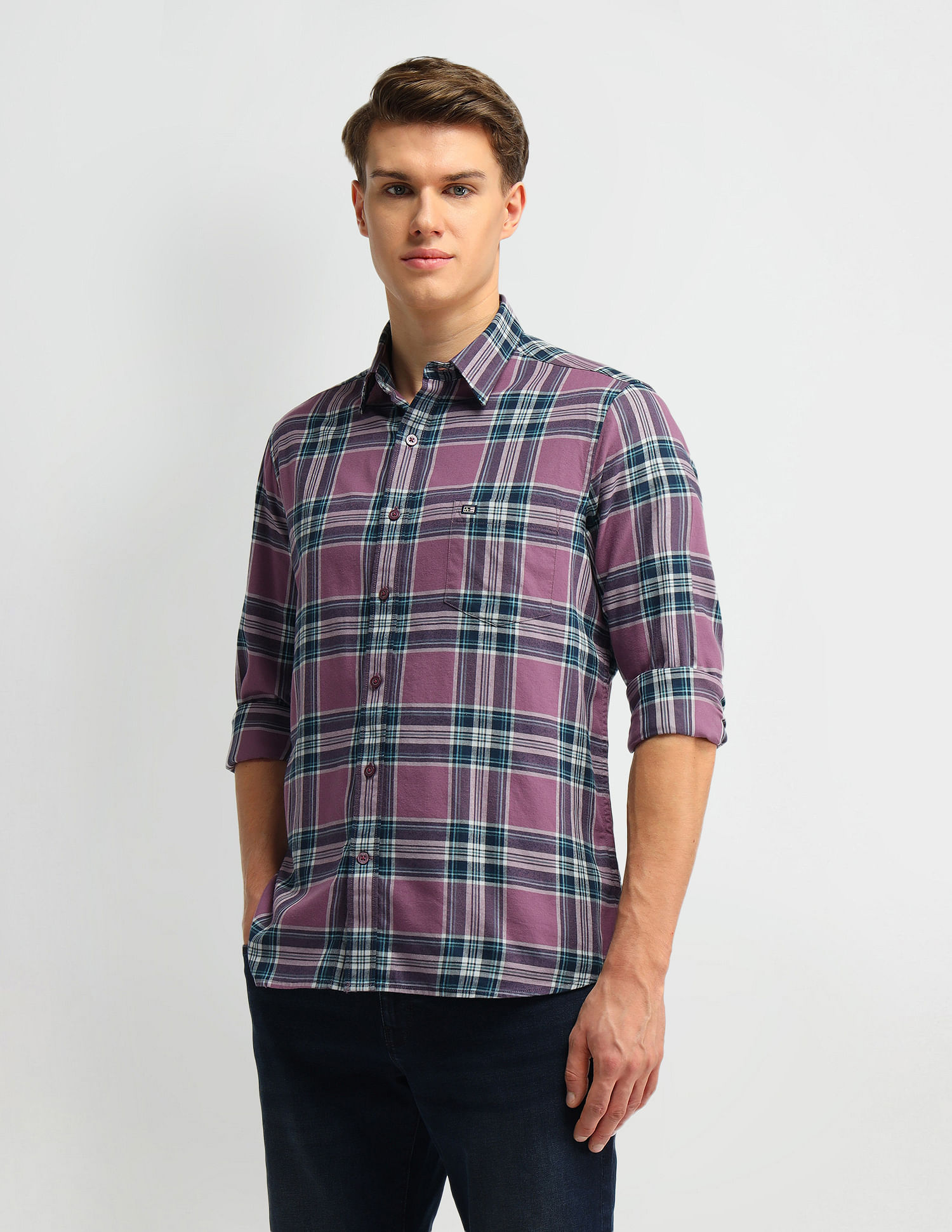 Arrow Sport Tailored Fit Cotton Shirt