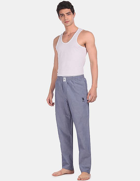 Buy The Cotton Company Men's Sky Blue Coffee Print 100% Cotton Pajama  Lounge Pants (Medium) Online at Best Prices in India - JioMart.