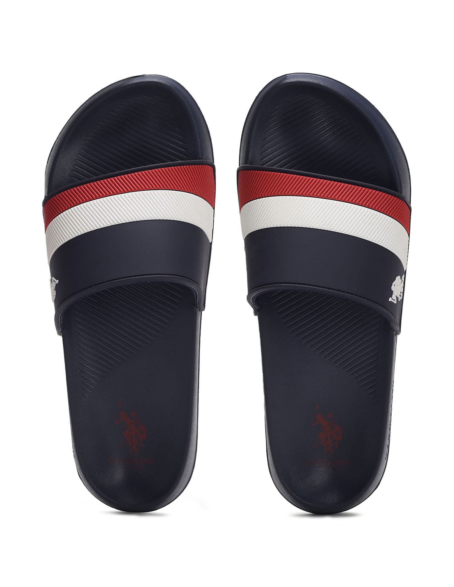 U.S. Polo Assn. Men Logo Open Toe Conex 4.0 Slides