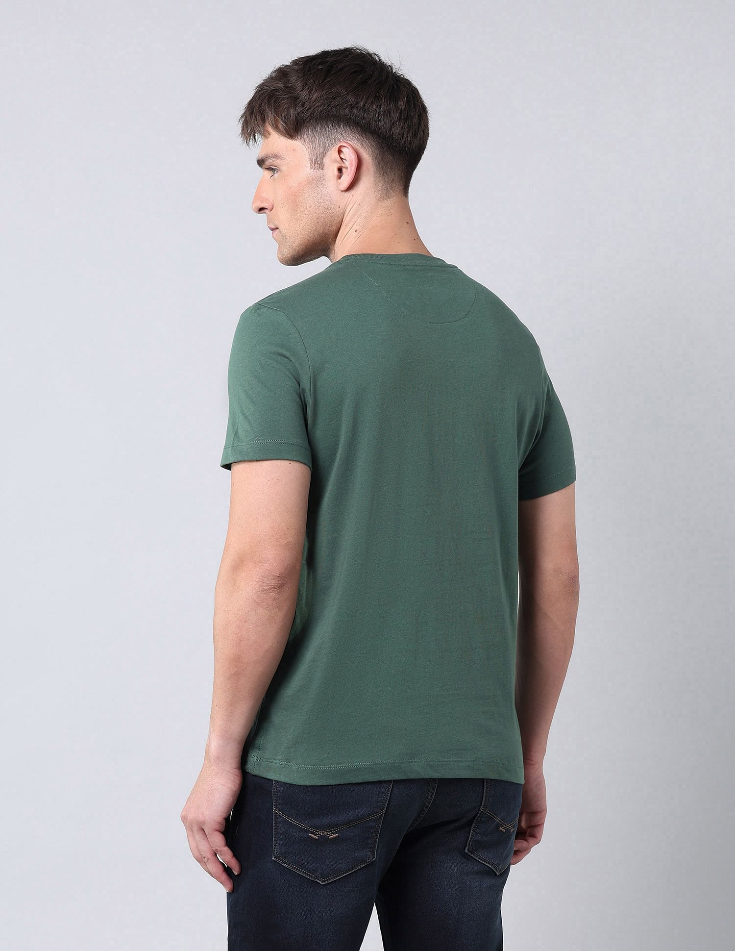 U.S. Polo Assn. Denim Co. Brand Printed Muscle Fit Americana T-Shirt