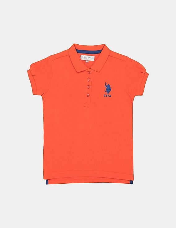 U.S. Polo Assn. Kids Solid Pique Polo Shirt