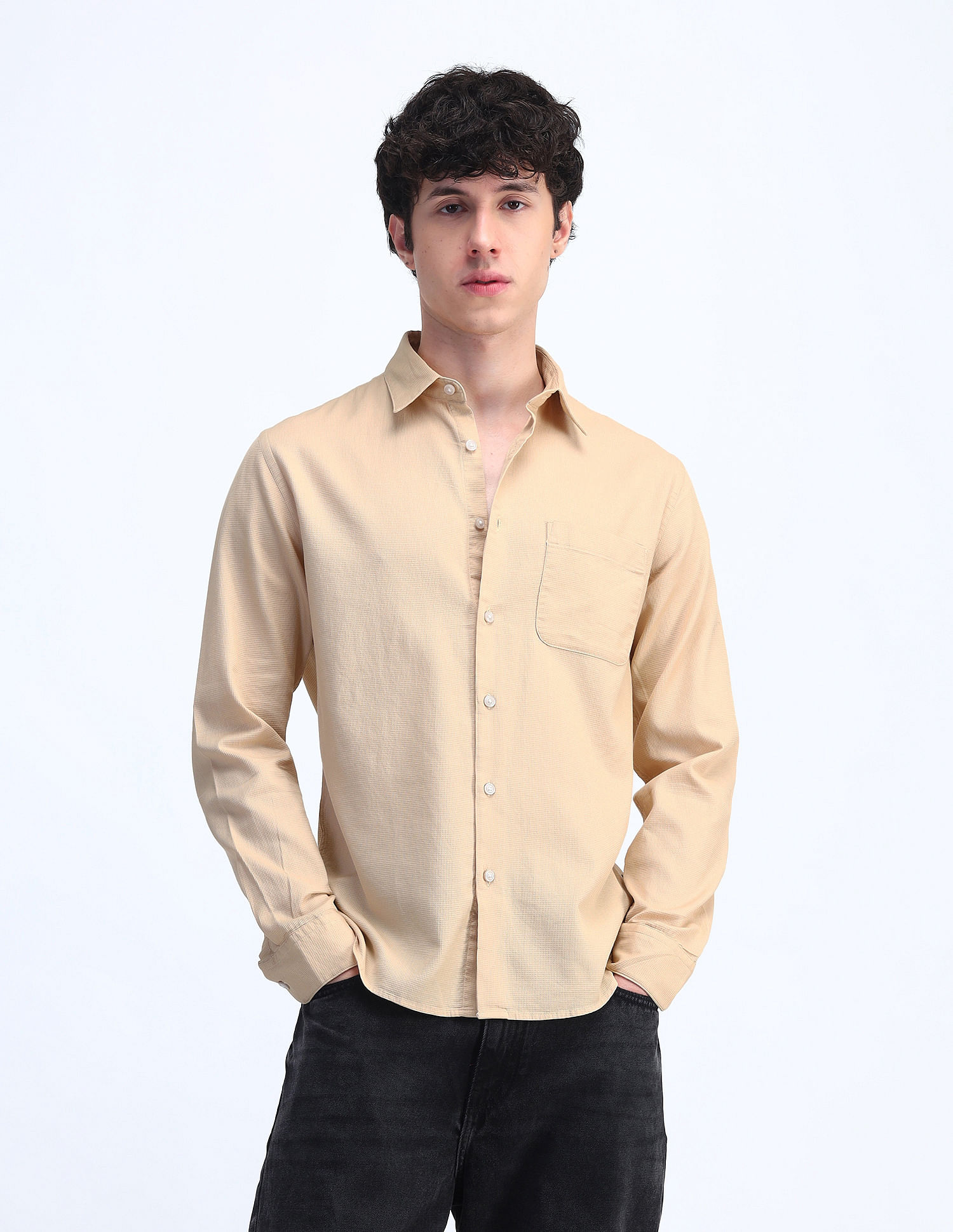 Flying Machine Slim Fit Cotton Shirt