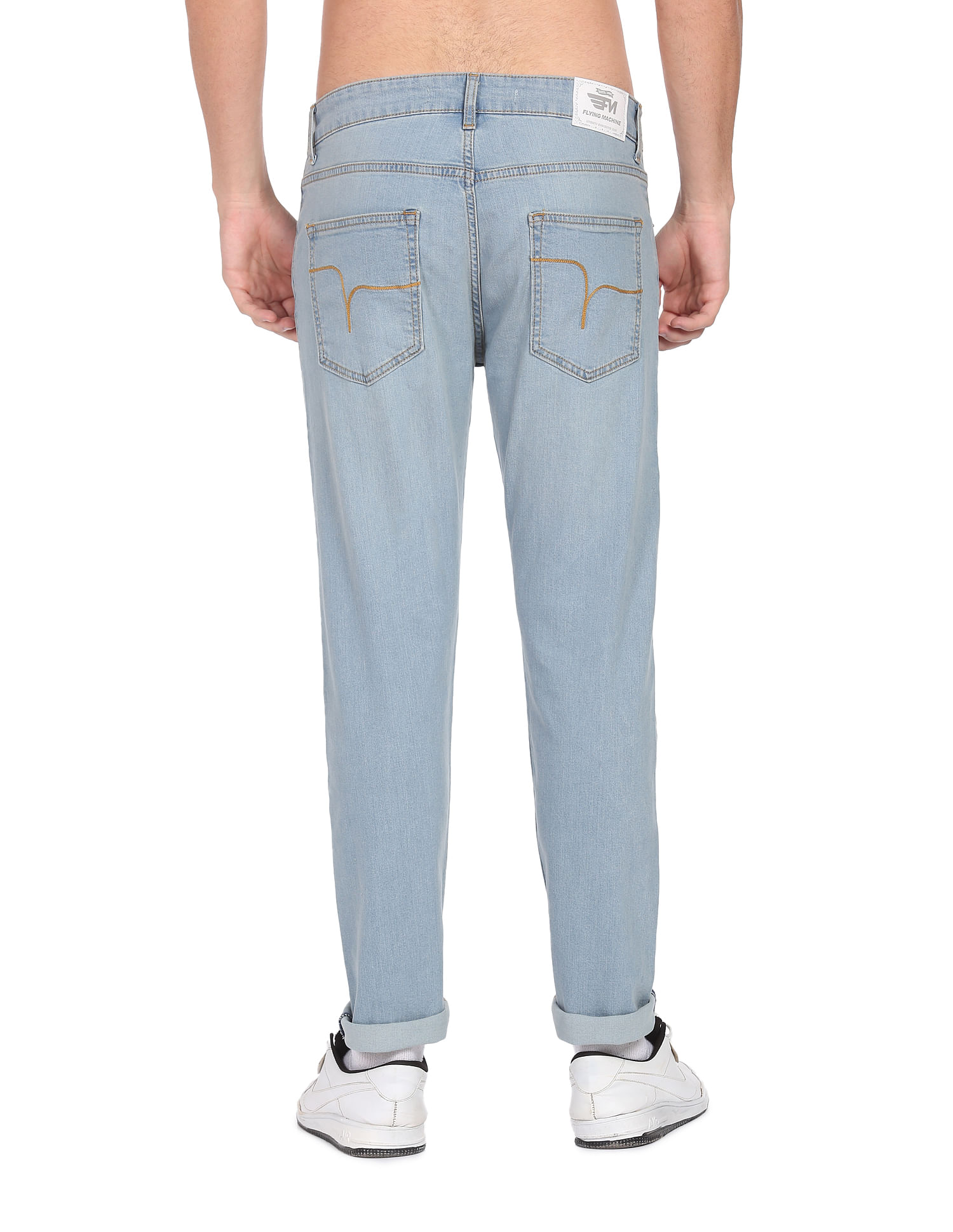 Flying Machine Stone Washed Slim Tapered Fit Jeans