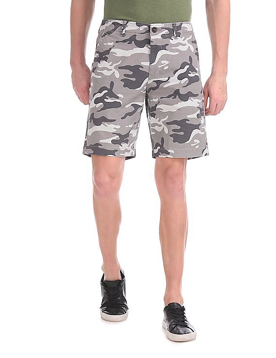 Camo flat front on sale shorts