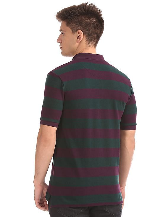 U.S. Polo Assn. Striped Slim Fit Polo Shirt