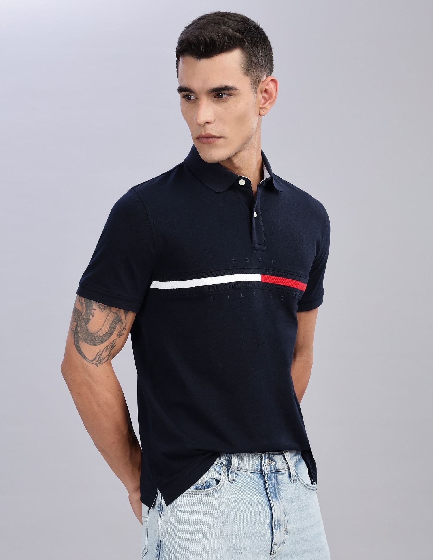 Tommy Hilfiger Printed Regular-Fit Cotton Polo Shirts