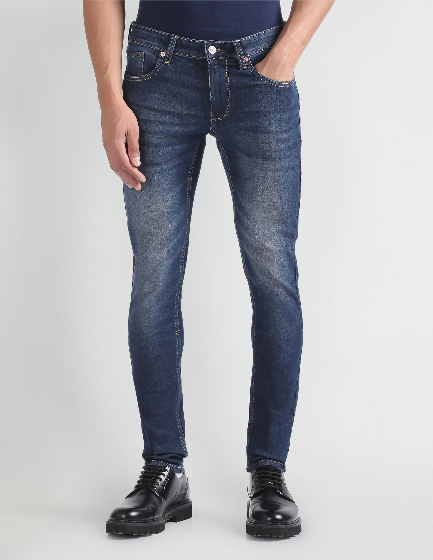 Flying Machine Jackson Super Skinny Fit Low Rise Jeans